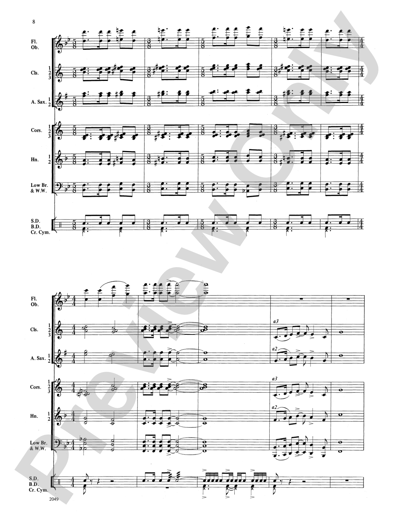 North Star Overture: Concert Band Conductor Score & Parts