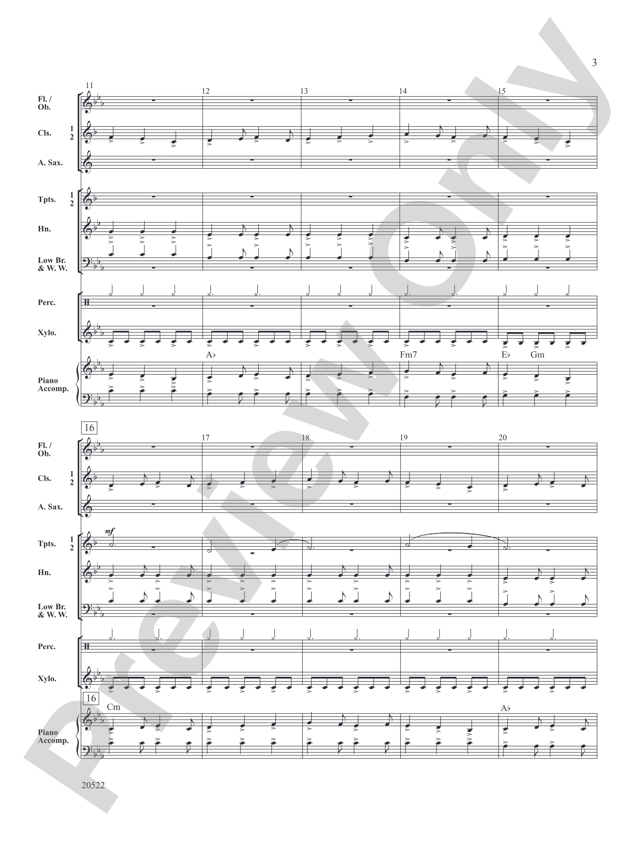 Legend of the Alhambra: Concert Band Conductor Score & Parts