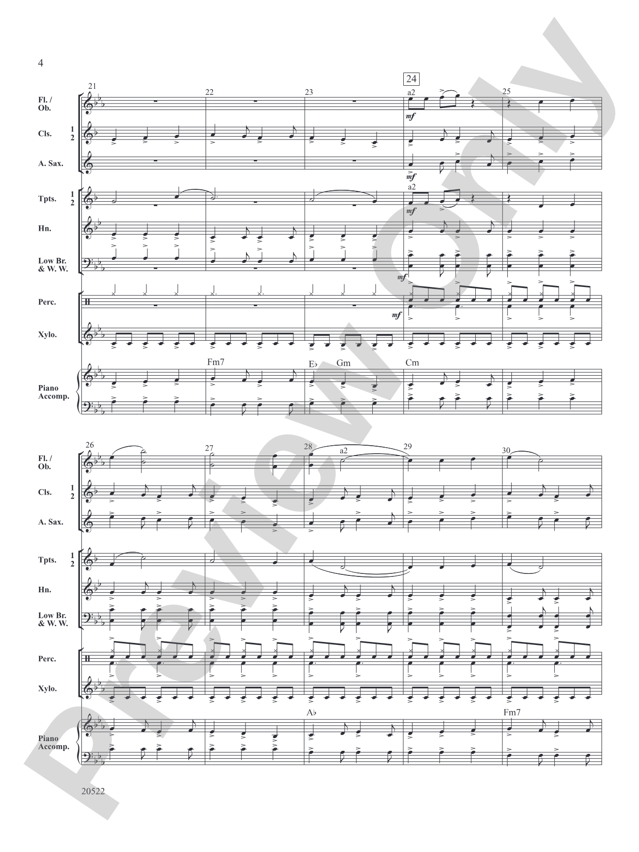 Legend of the Alhambra: Concert Band Conductor Score & Parts