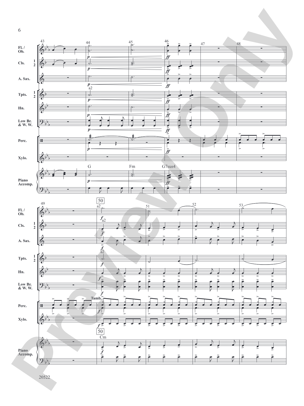Legend of the Alhambra: Concert Band Conductor Score & Parts