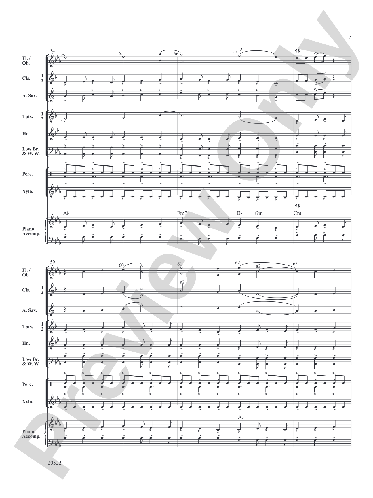 Legend of the Alhambra: Concert Band Conductor Score & Parts