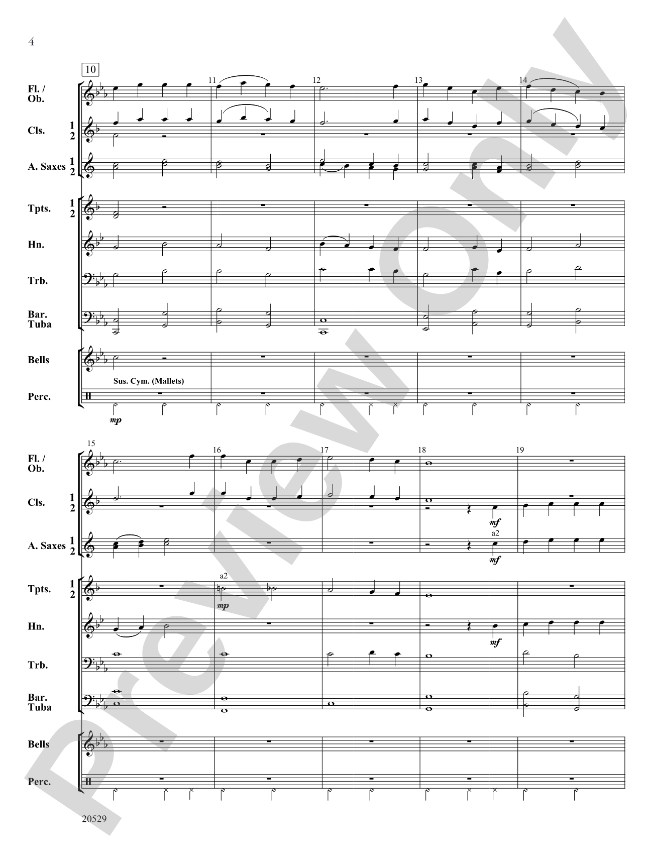 O Come to the Manger: Concert Band Conductor Score & Parts