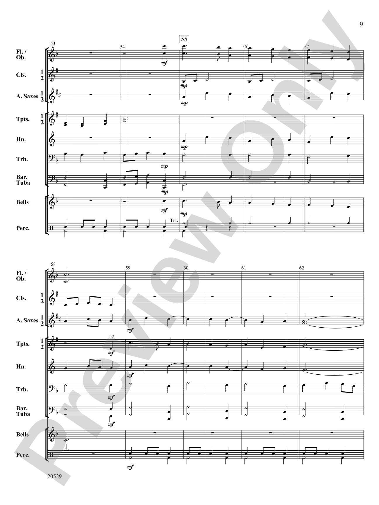 O Come to the Manger: Concert Band Conductor Score & Parts