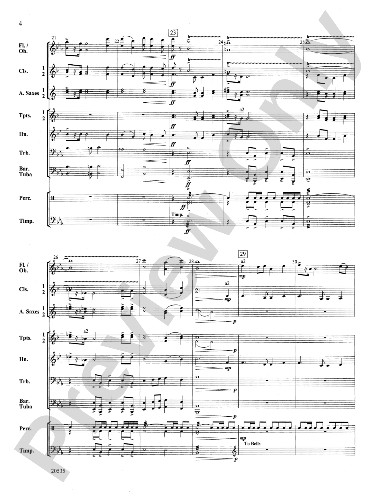 American Heroes March: Concert Band Conductor Score & Parts