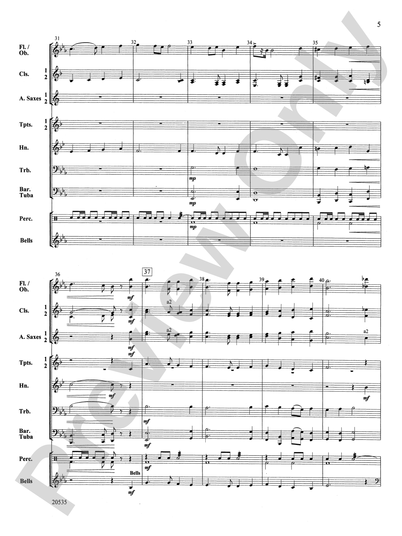 American Heroes March: Concert Band Conductor Score & Parts