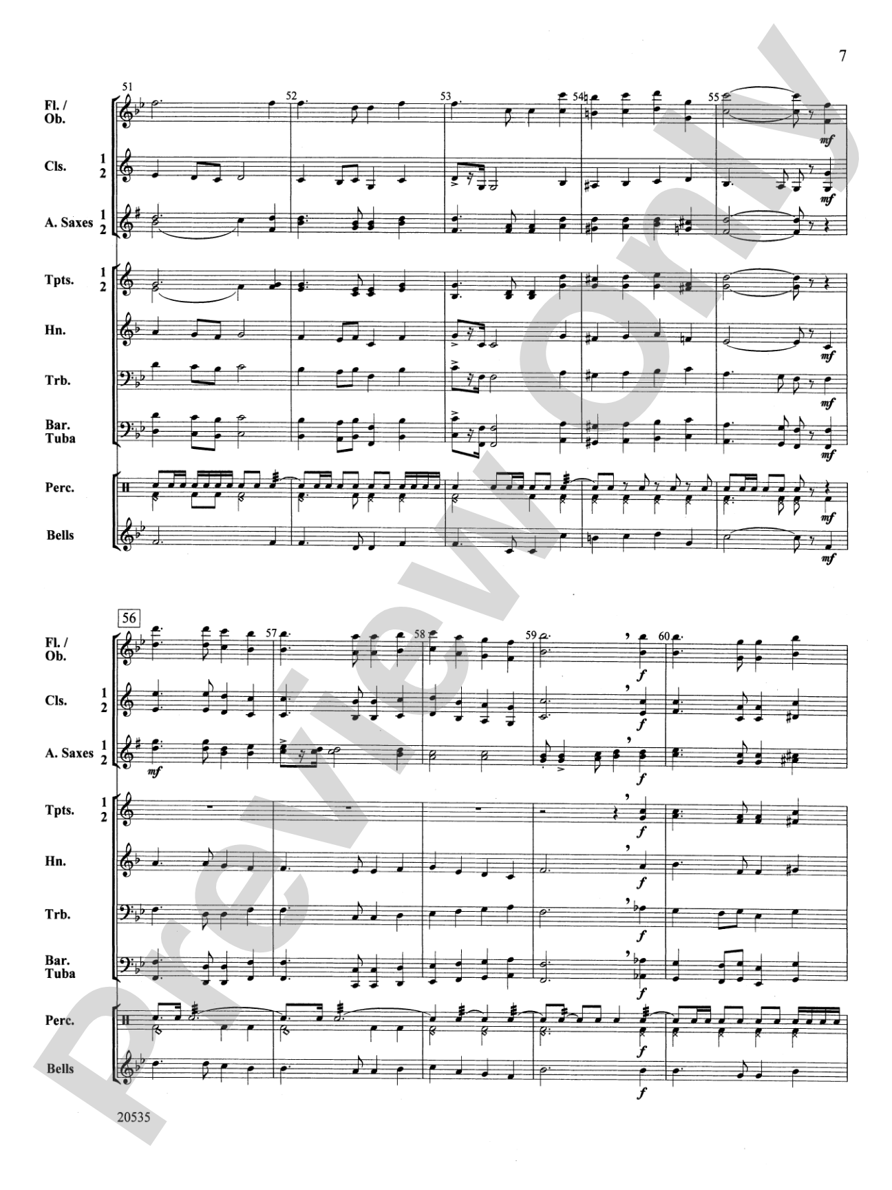 American Heroes March: Concert Band Conductor Score & Parts