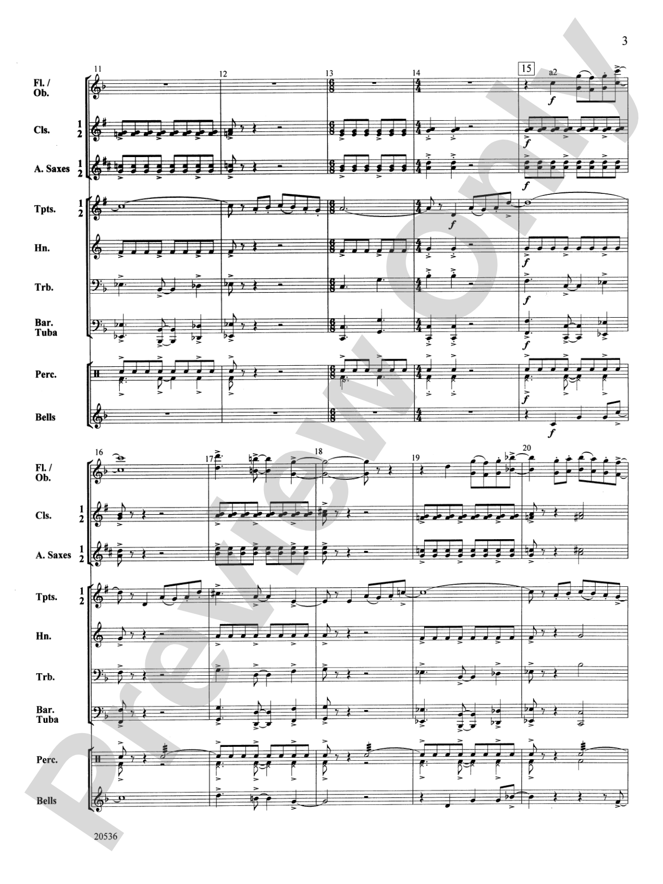Windsong: Concert Band Conductor Score & Parts