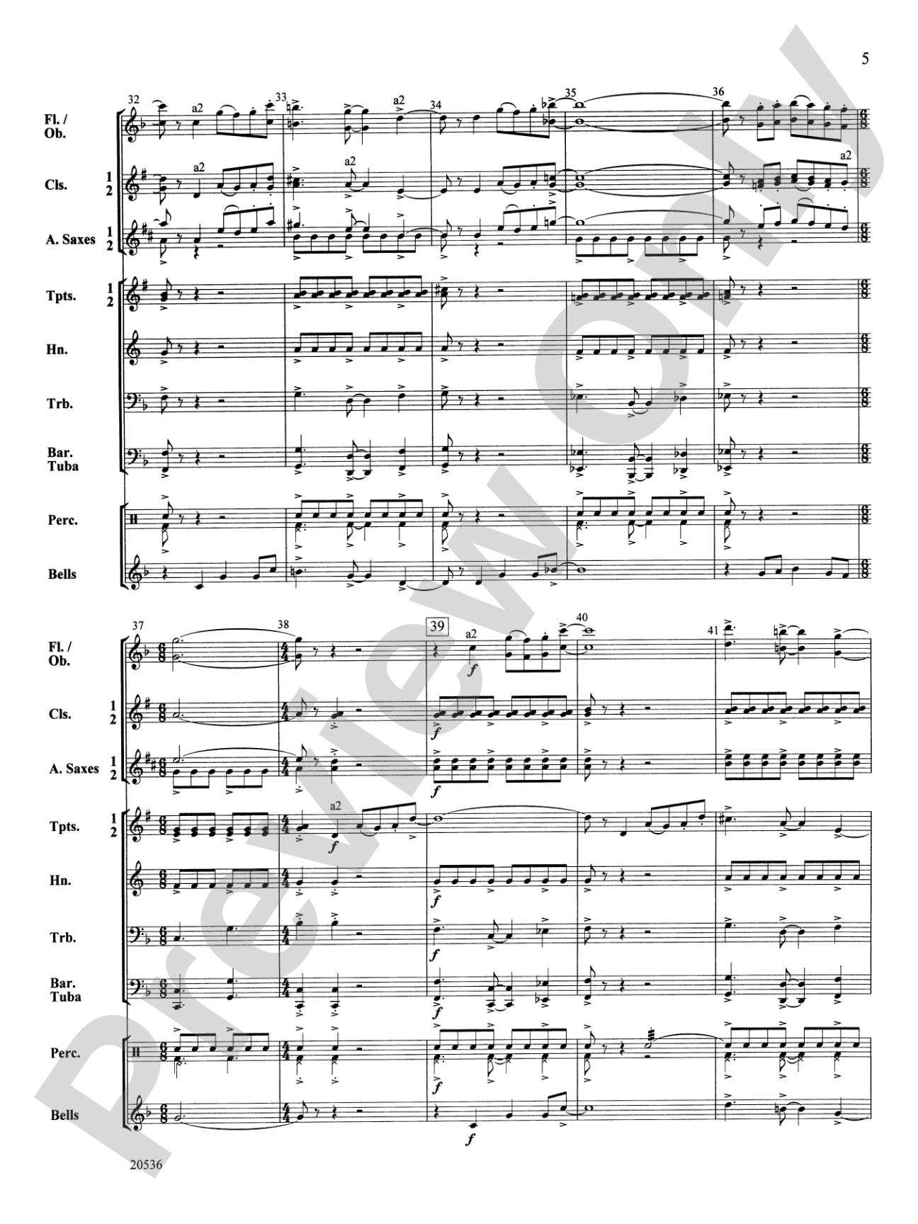 Windsong: Concert Band Conductor Score & Parts