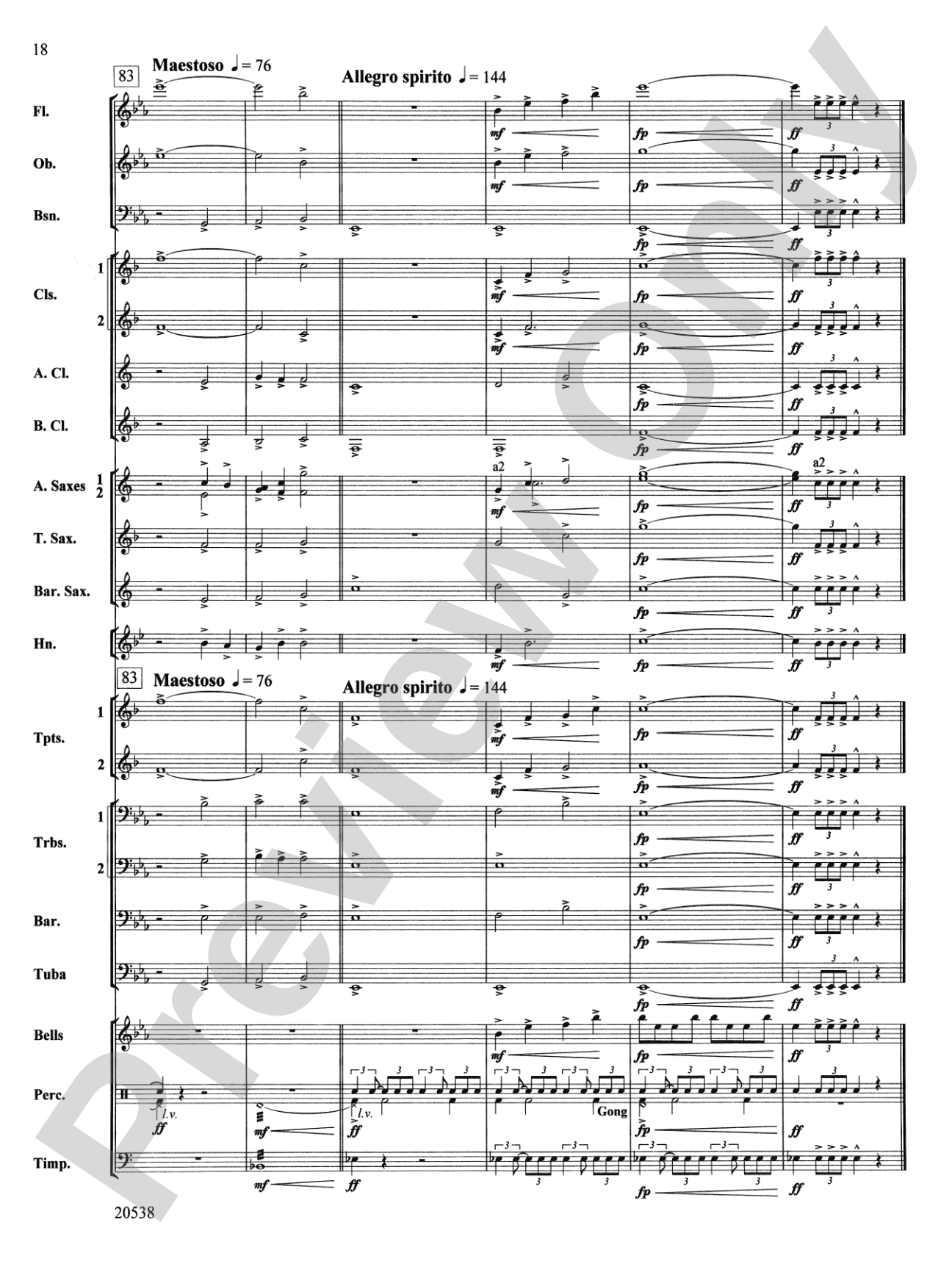 A Joyful Journey: Score