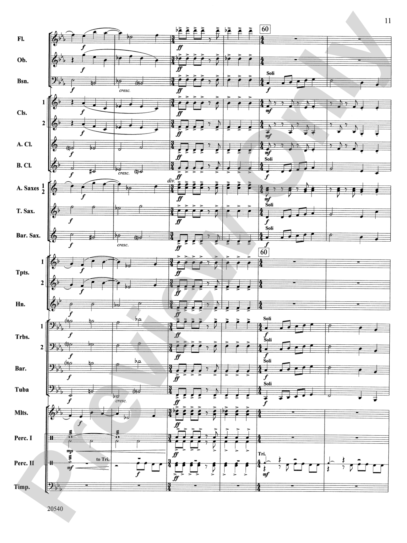 Matrix: Concert Band Conductor Score & Parts