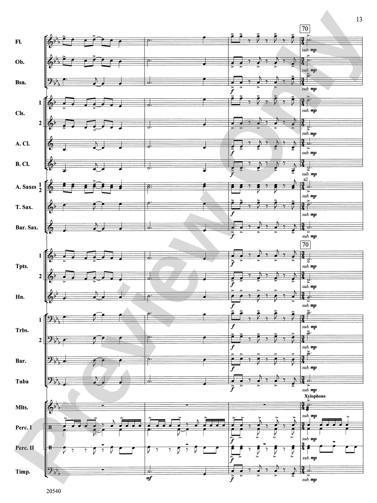 Matrix: Concert Band Conductor Score & Parts