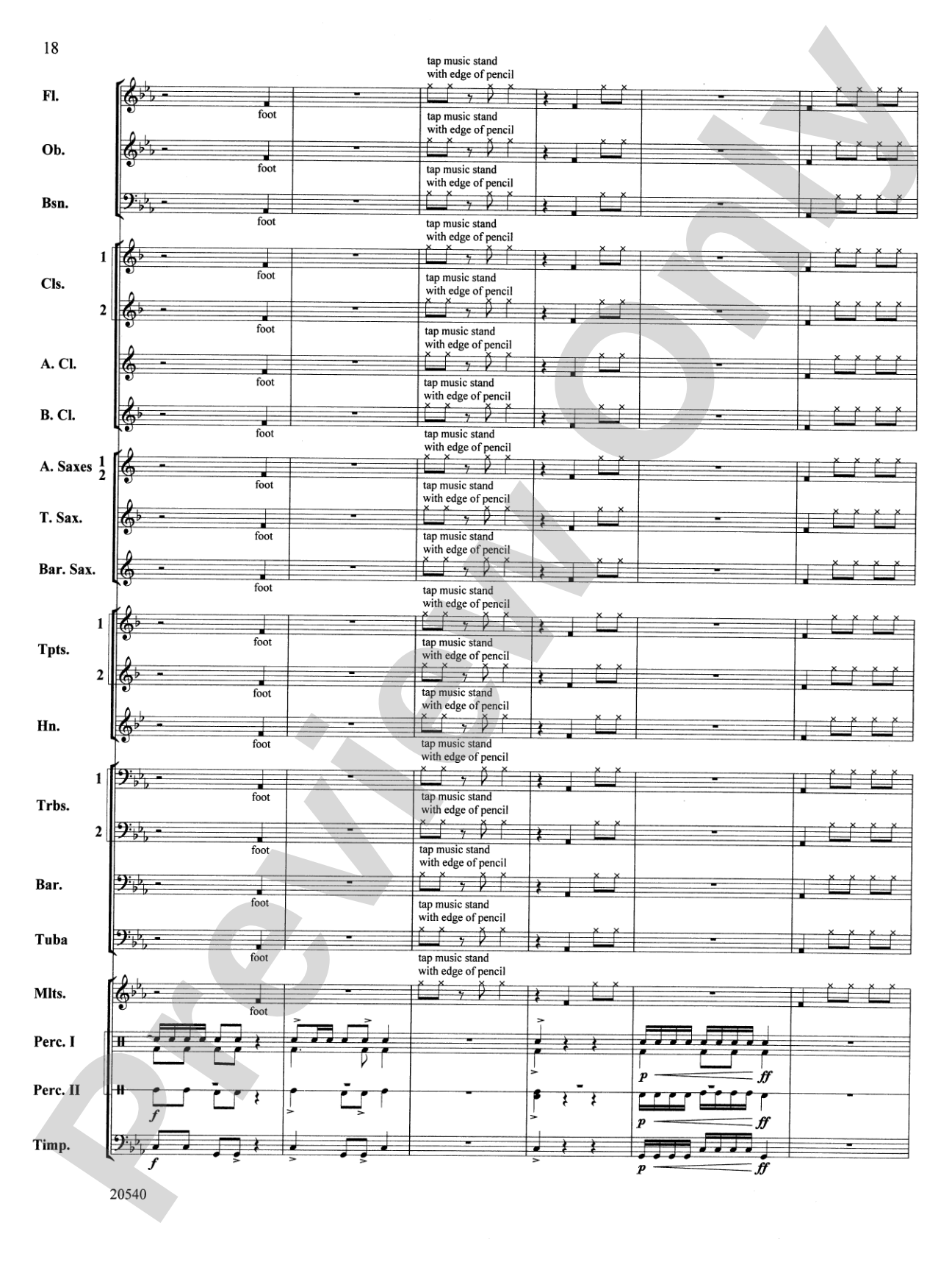 Matrix: Concert Band Conductor Score & Parts