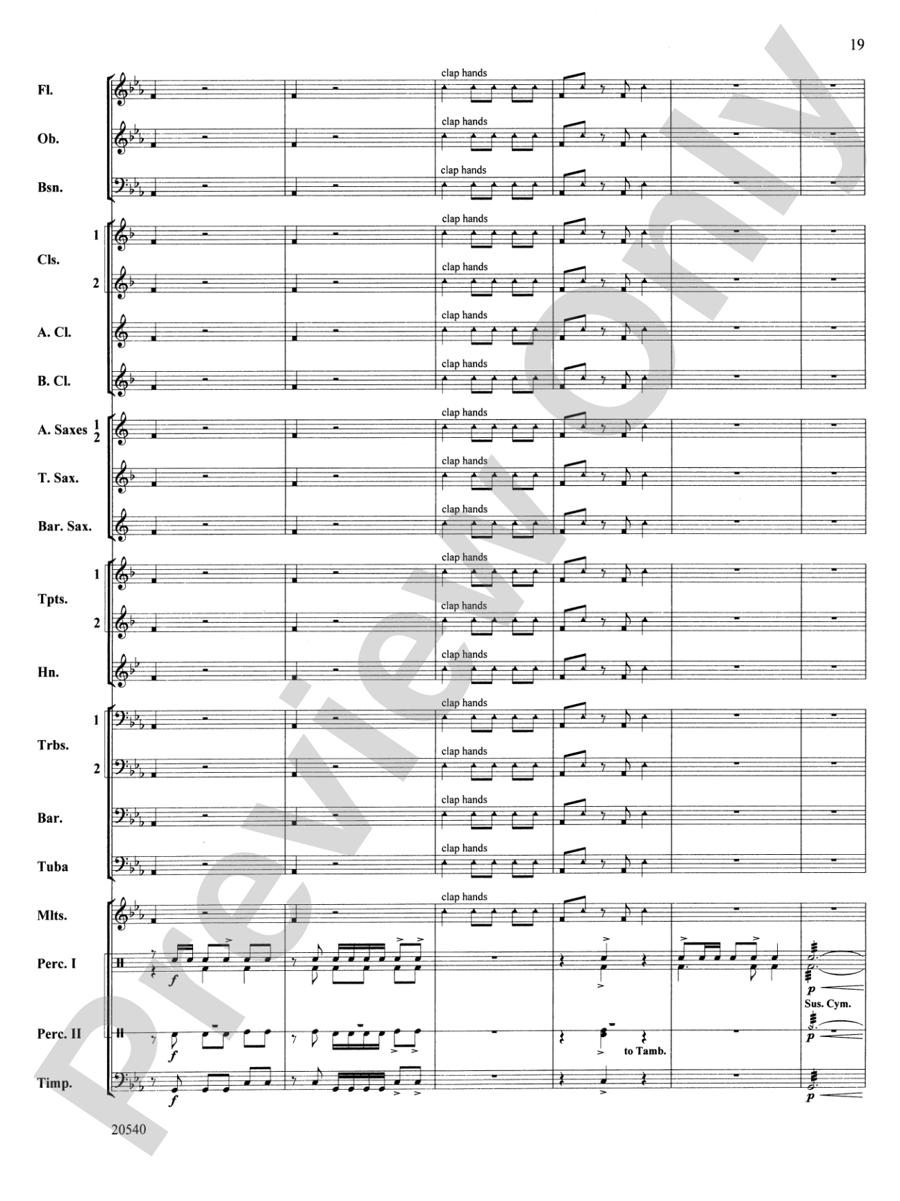 Matrix: Concert Band Conductor Score & Parts