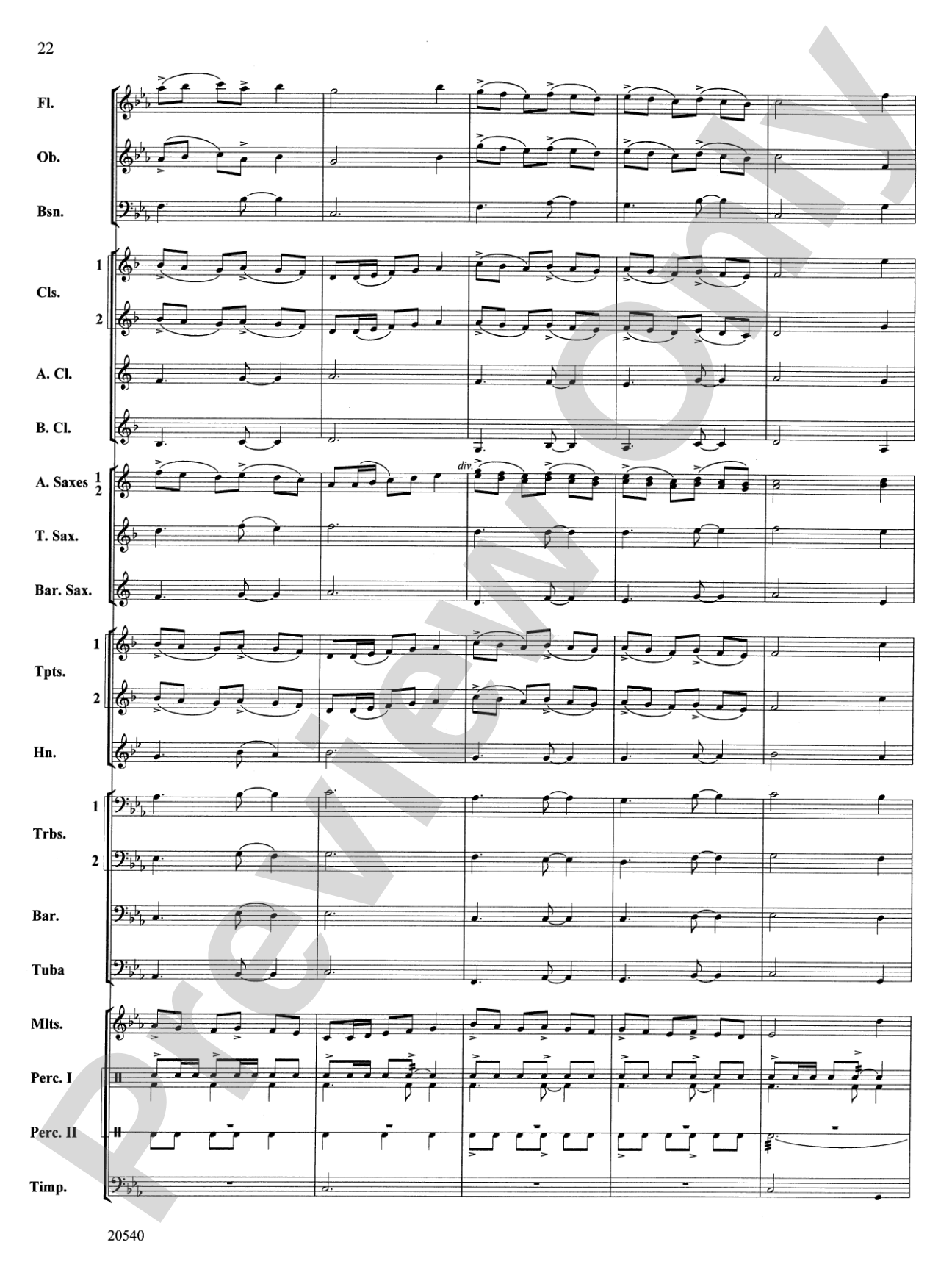 Matrix: Concert Band Conductor Score & Parts
