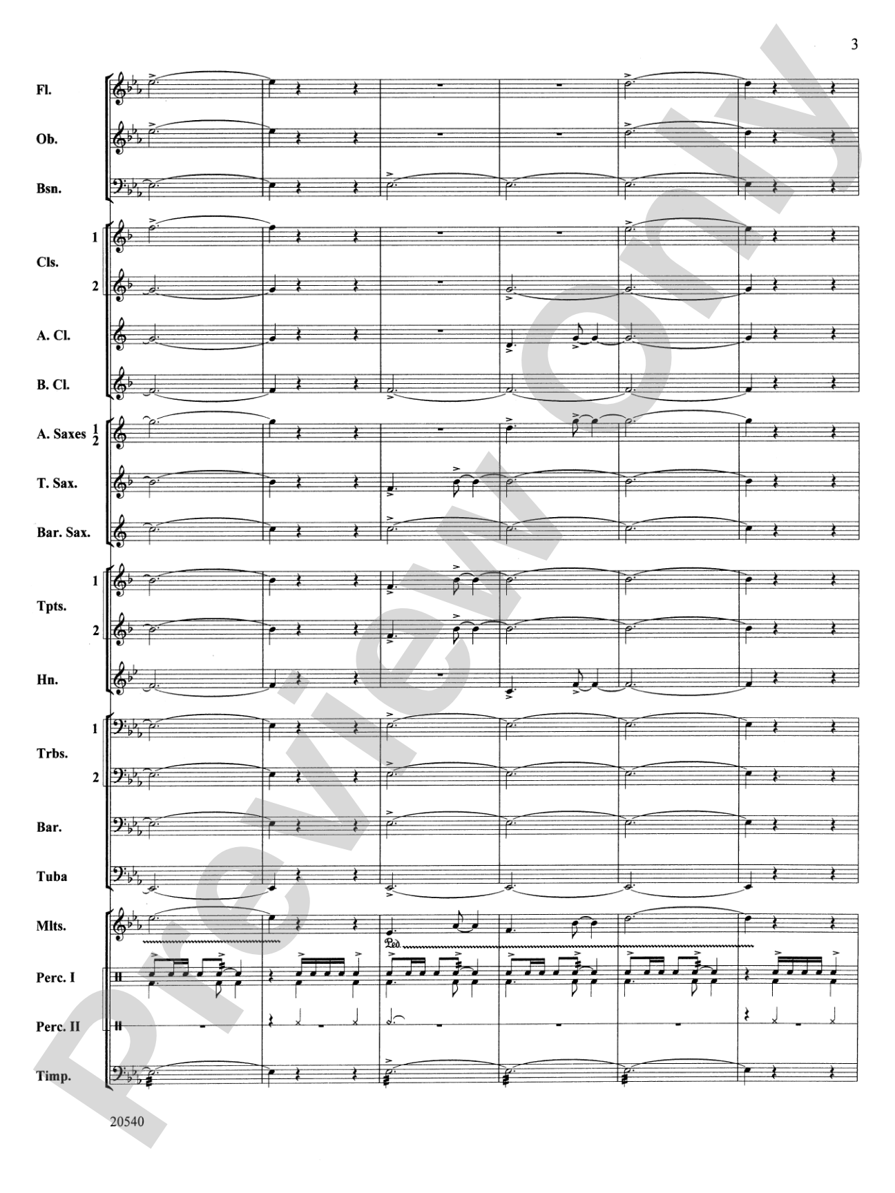 Matrix: Concert Band Conductor Score & Parts