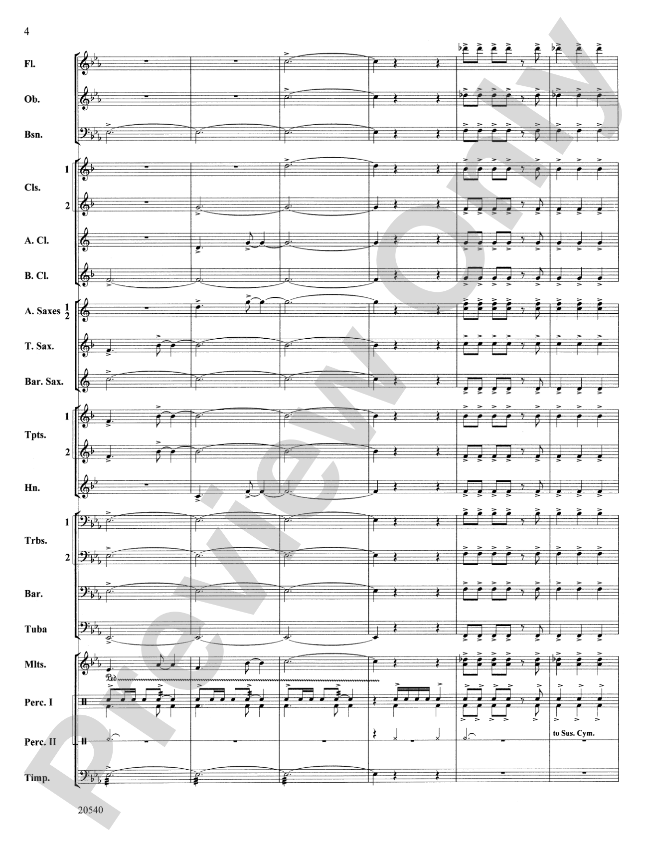 Matrix: Concert Band Conductor Score & Parts