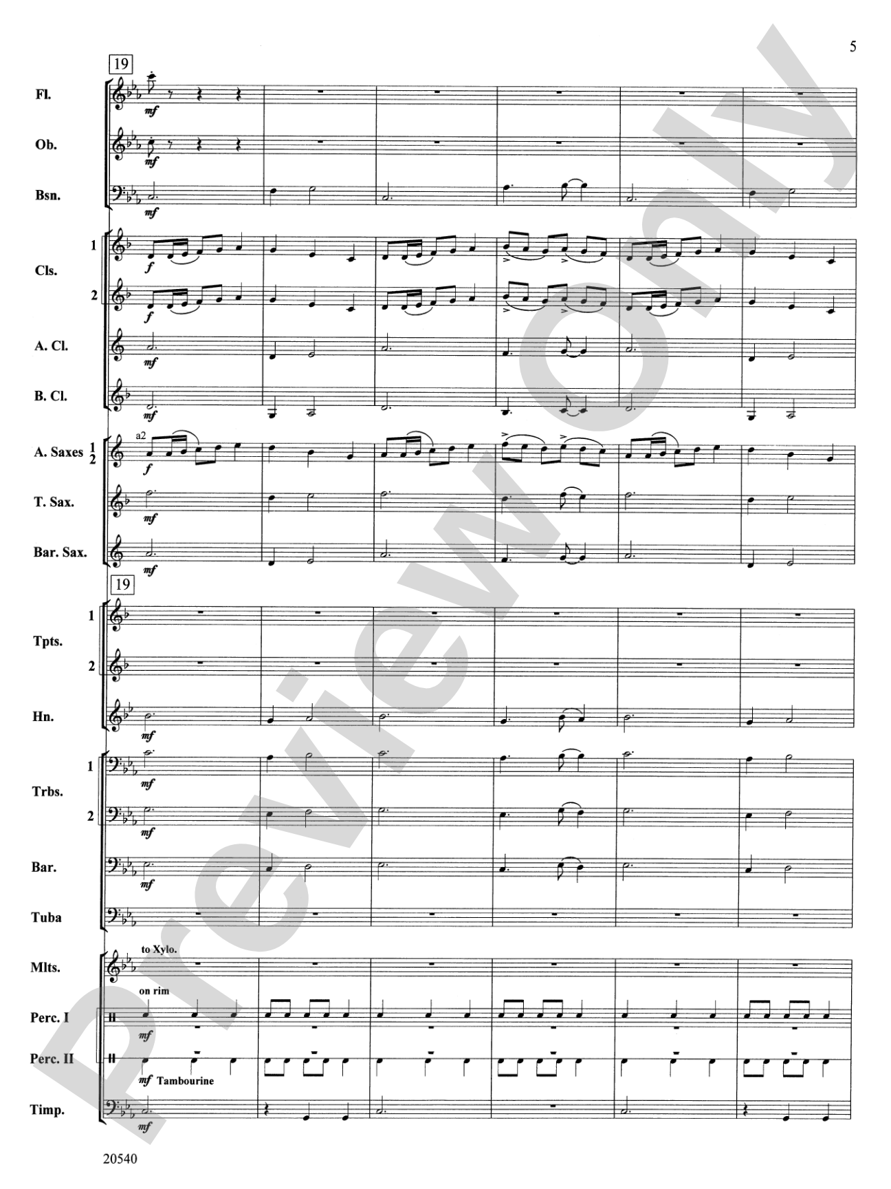 Matrix: Concert Band Conductor Score & Parts