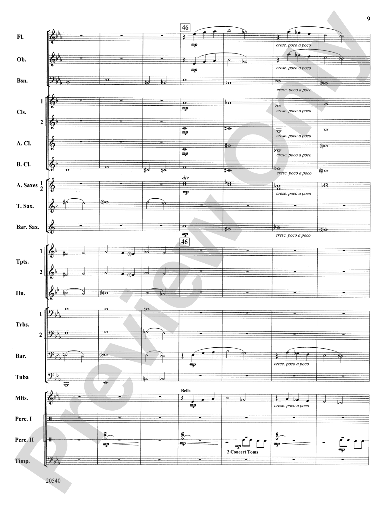 Matrix: Concert Band Conductor Score & Parts