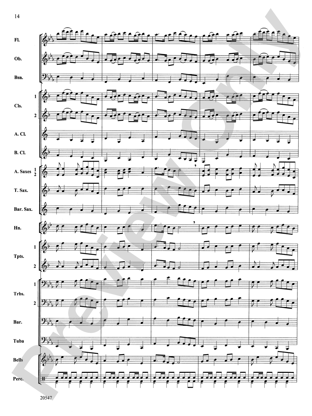 Unity March: Concert Band Conductor Score & Parts