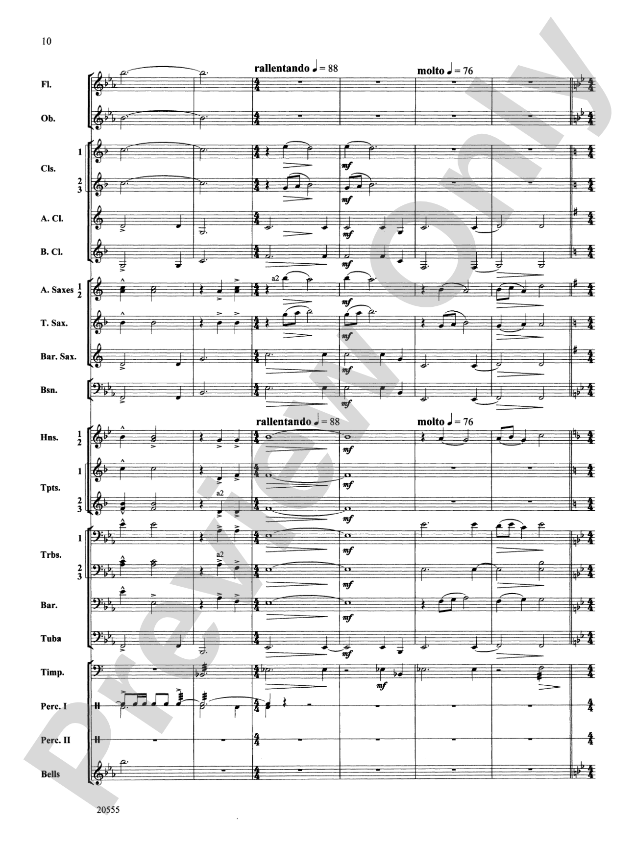 Quixotic Episode: Score