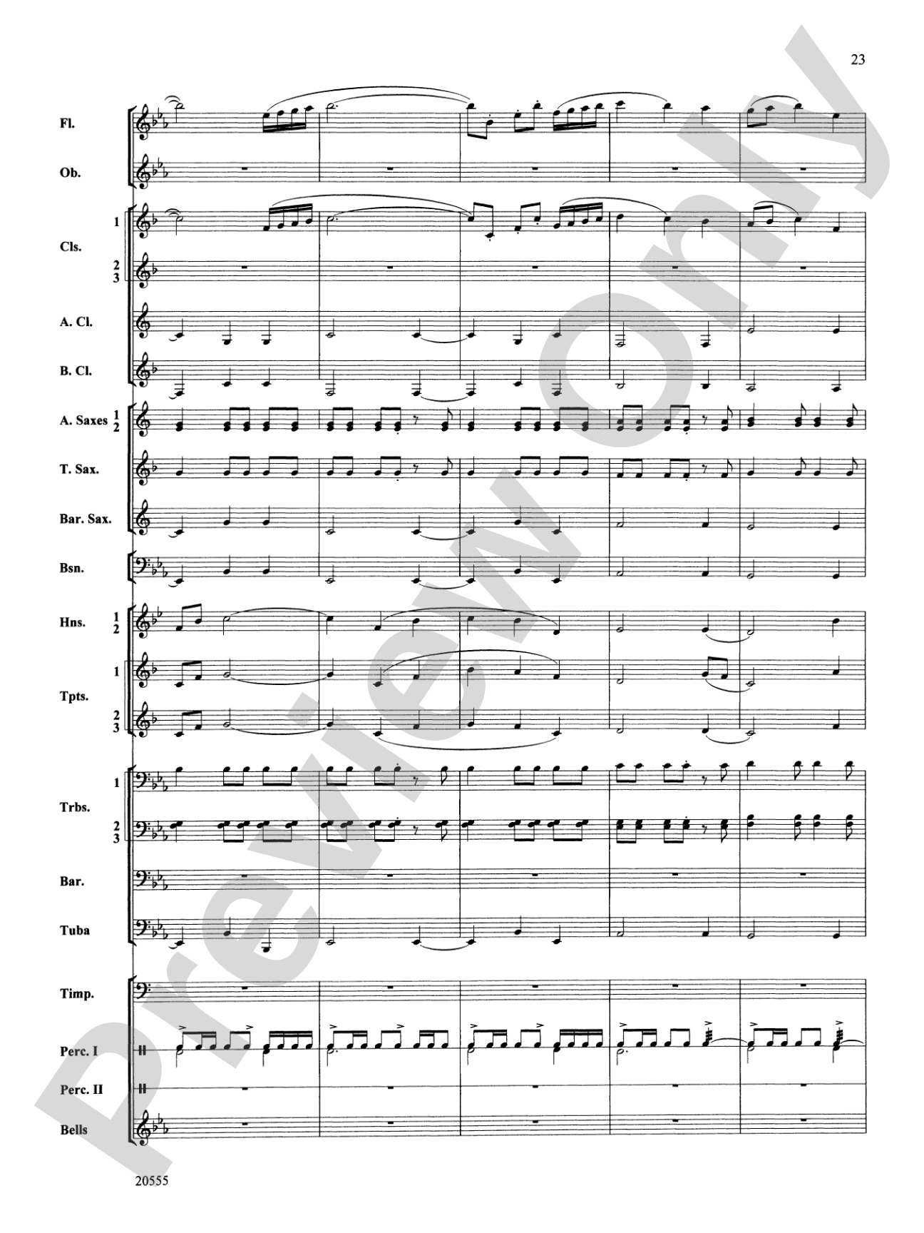 Quixotic Episode: Score