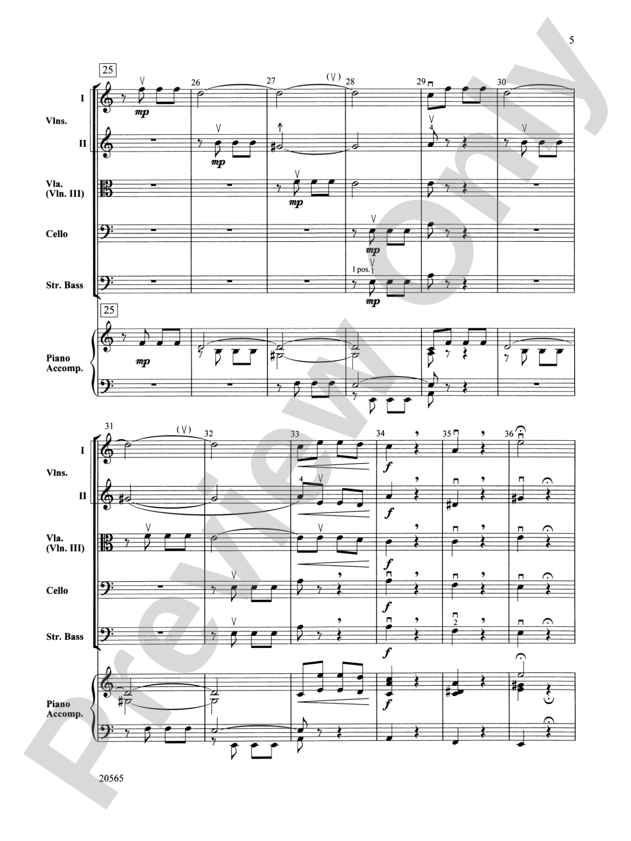 Best of Beethoven: String Orchestra Conductor Score & Parts