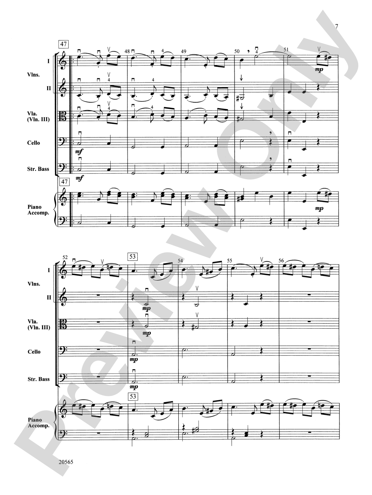 Best of Beethoven: String Orchestra Conductor Score & Parts