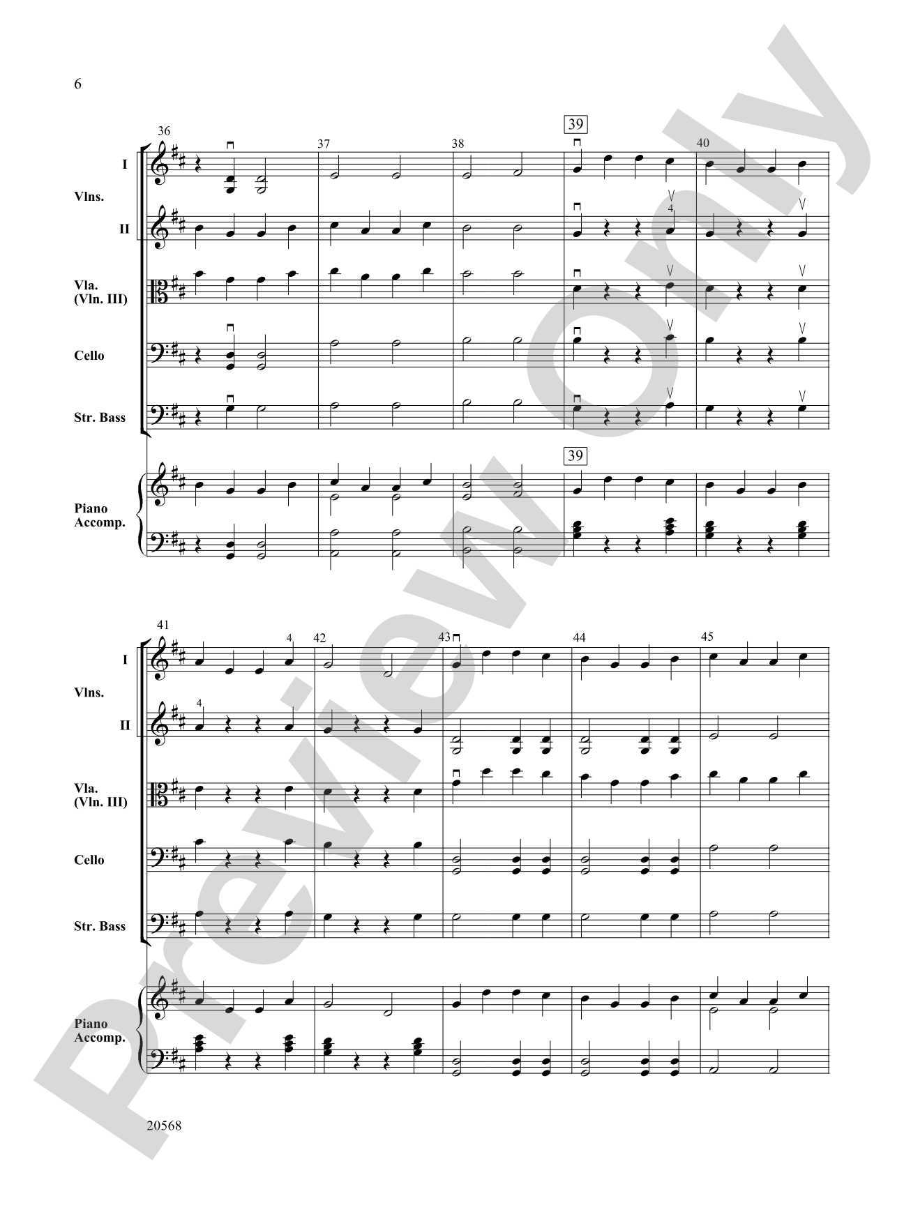 Sailor's Song: String Orchestra Conductor Score & Parts