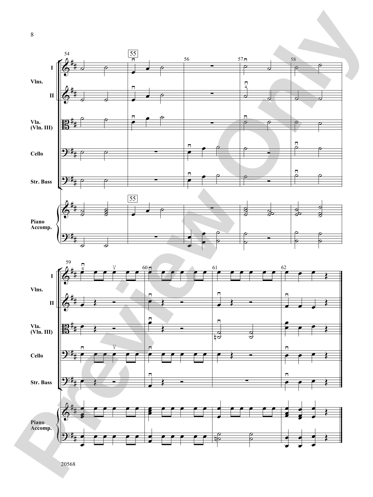 Sailor's Song: String Orchestra Conductor Score & Parts