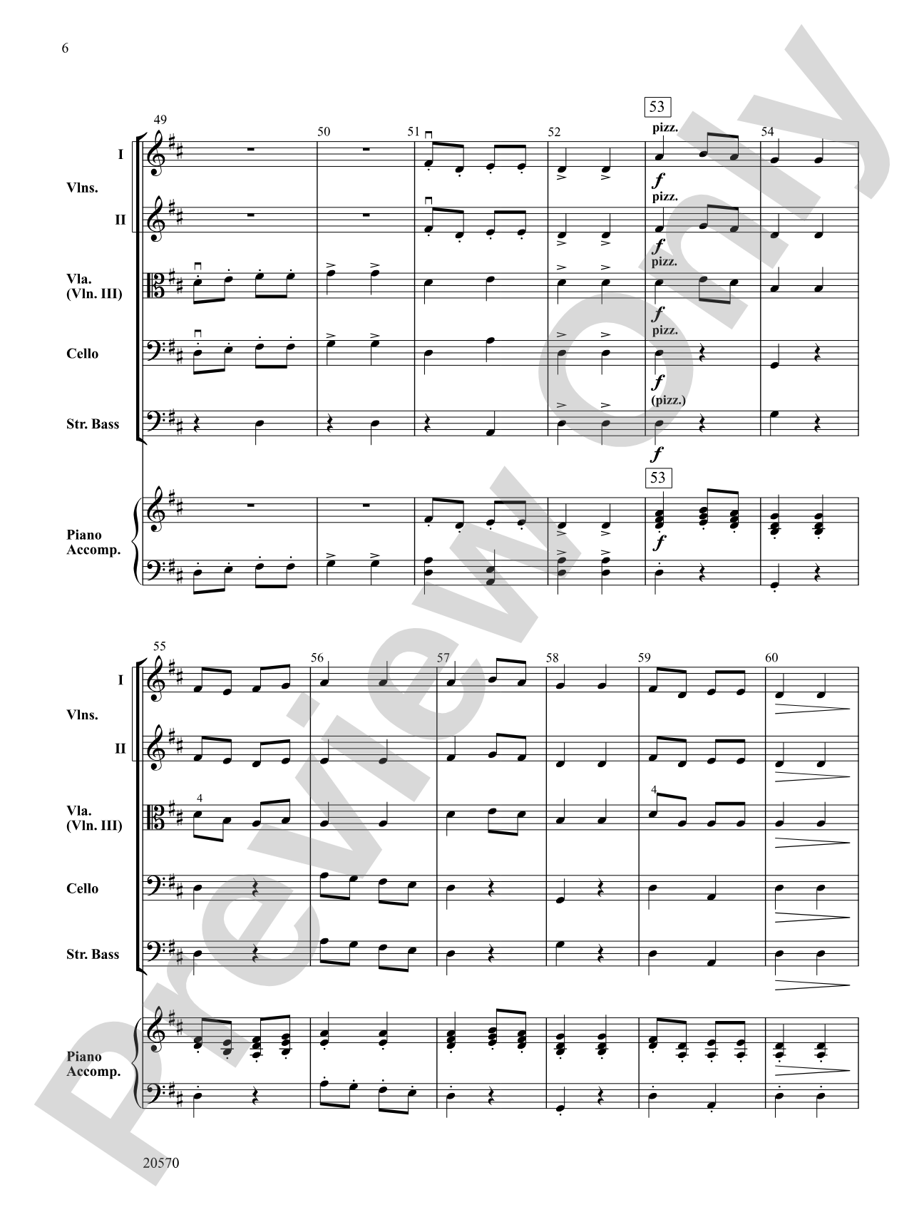 Sword Dance: String Orchestra Conductor Score & Parts
