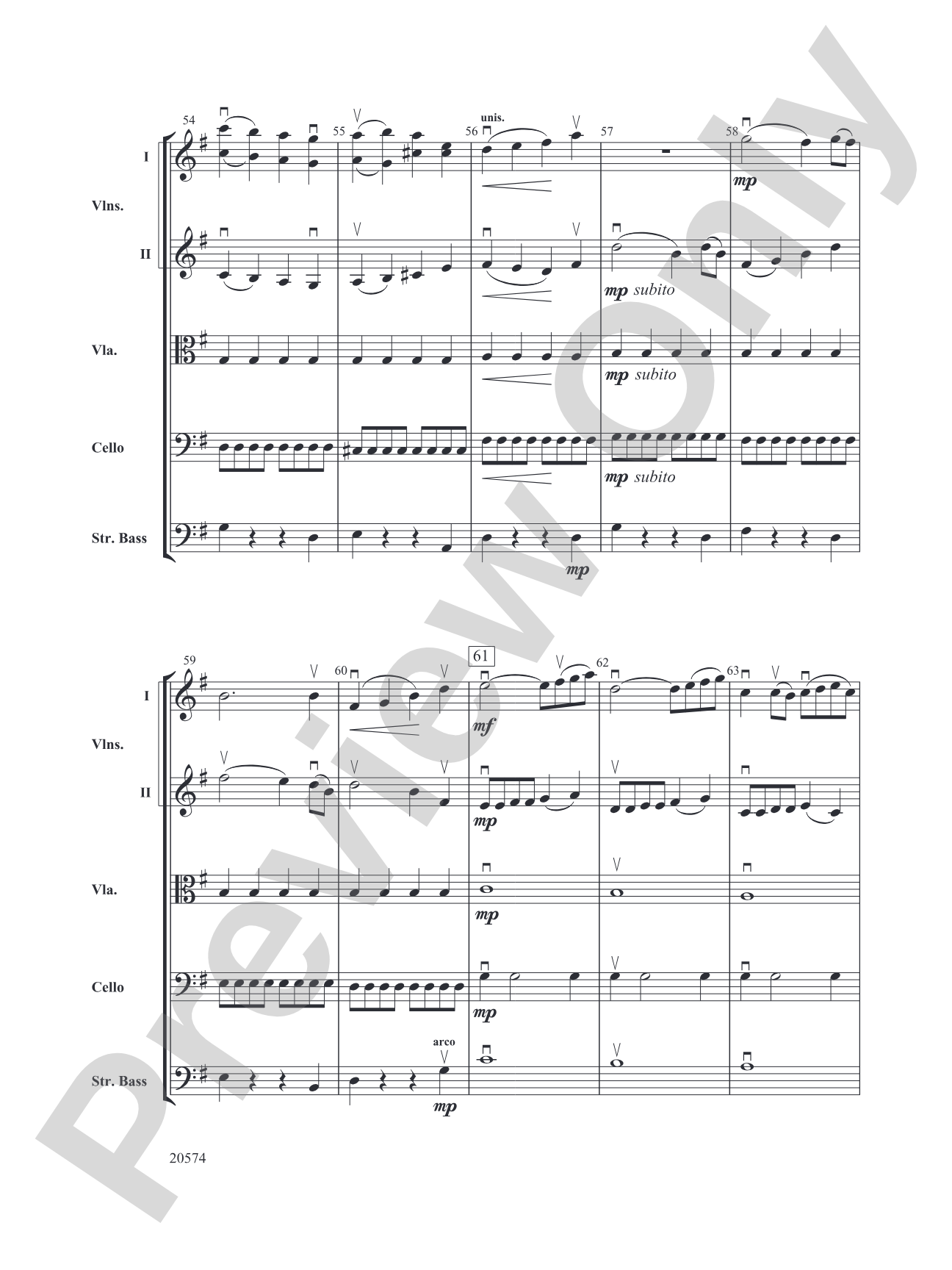 Adra's Dance: String Orchestra Conductor Score & Parts