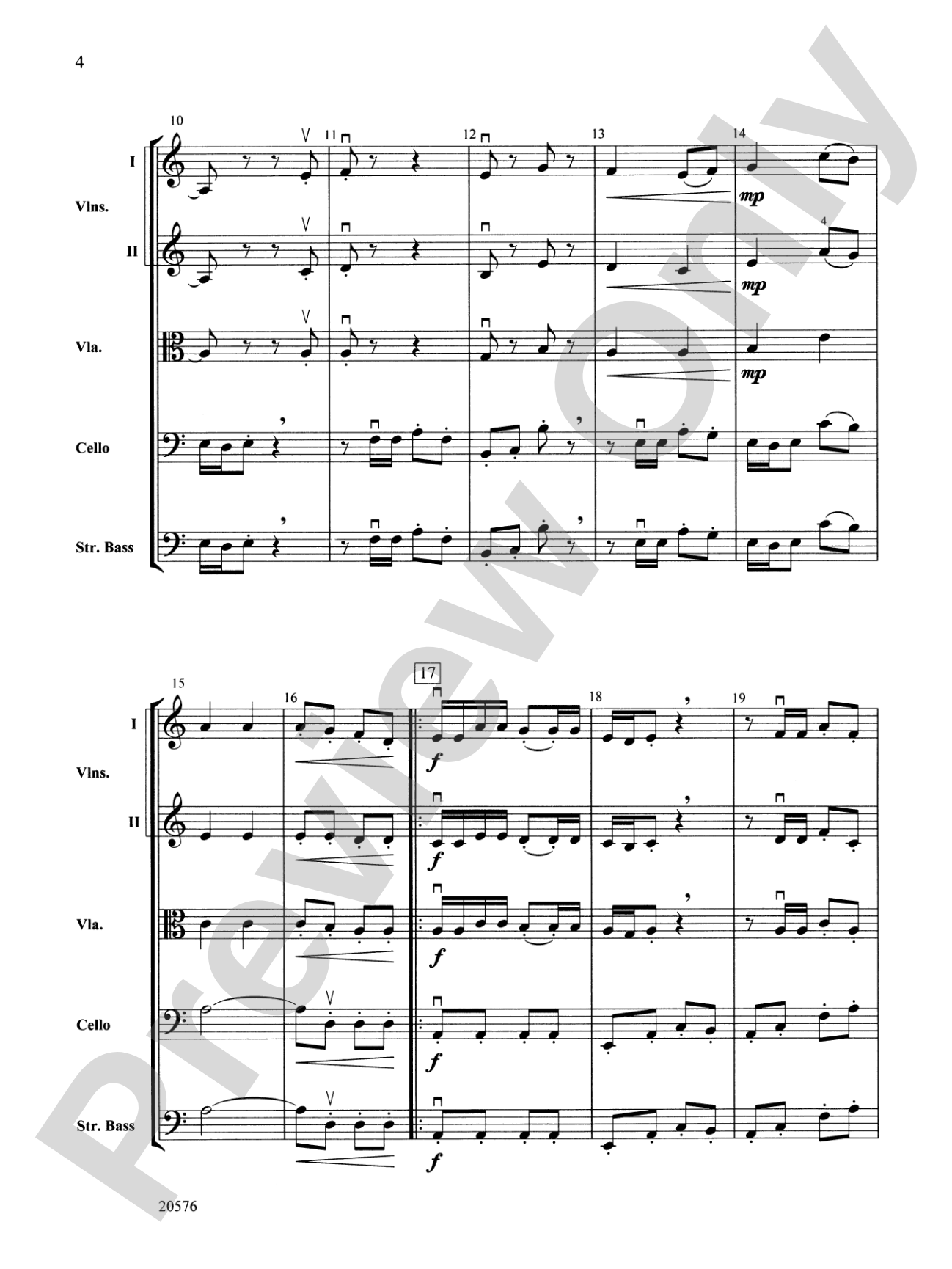 Crusader: String Orchestra Conductor Score & Parts