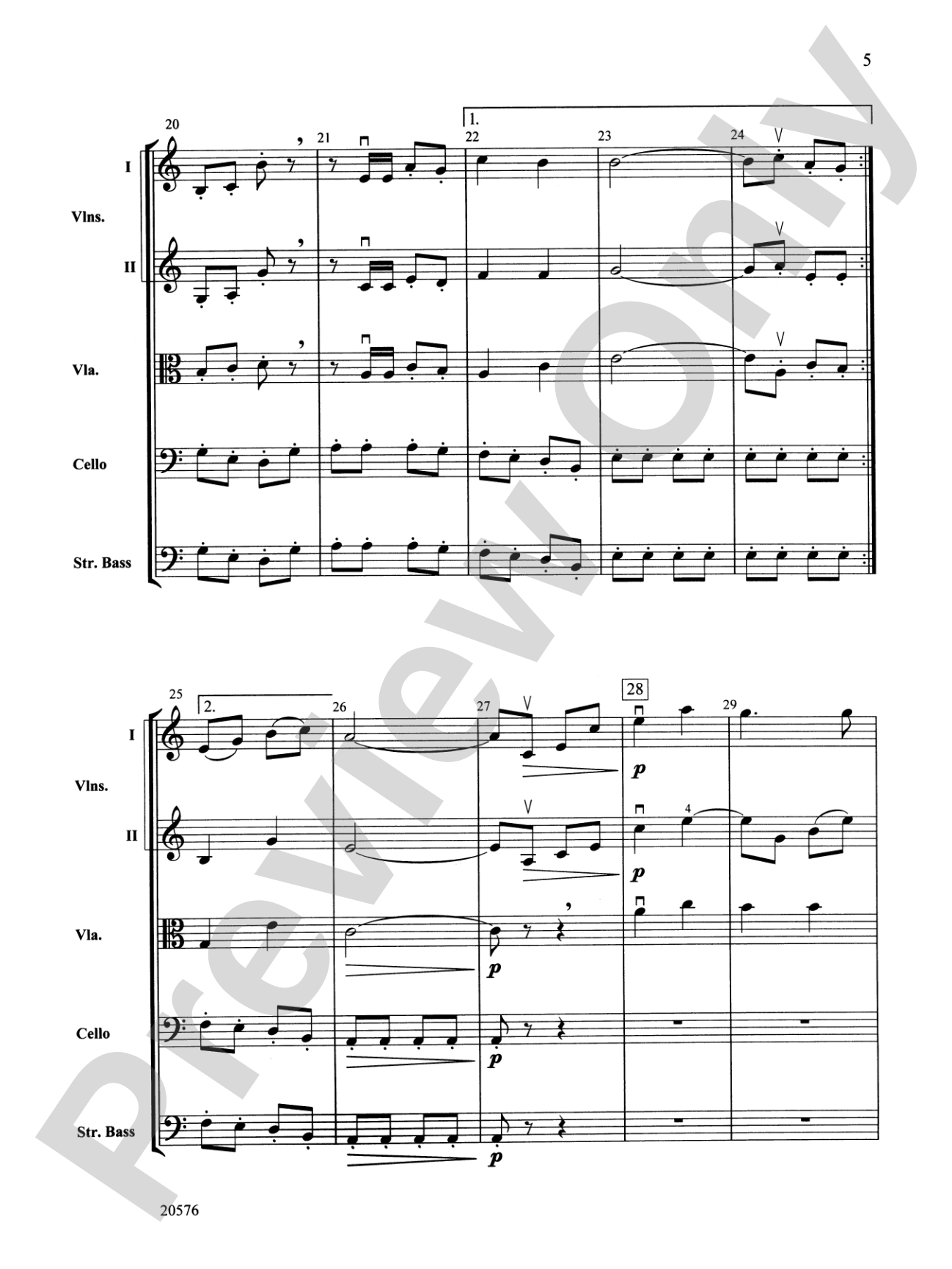 Crusader: String Orchestra Conductor Score & Parts