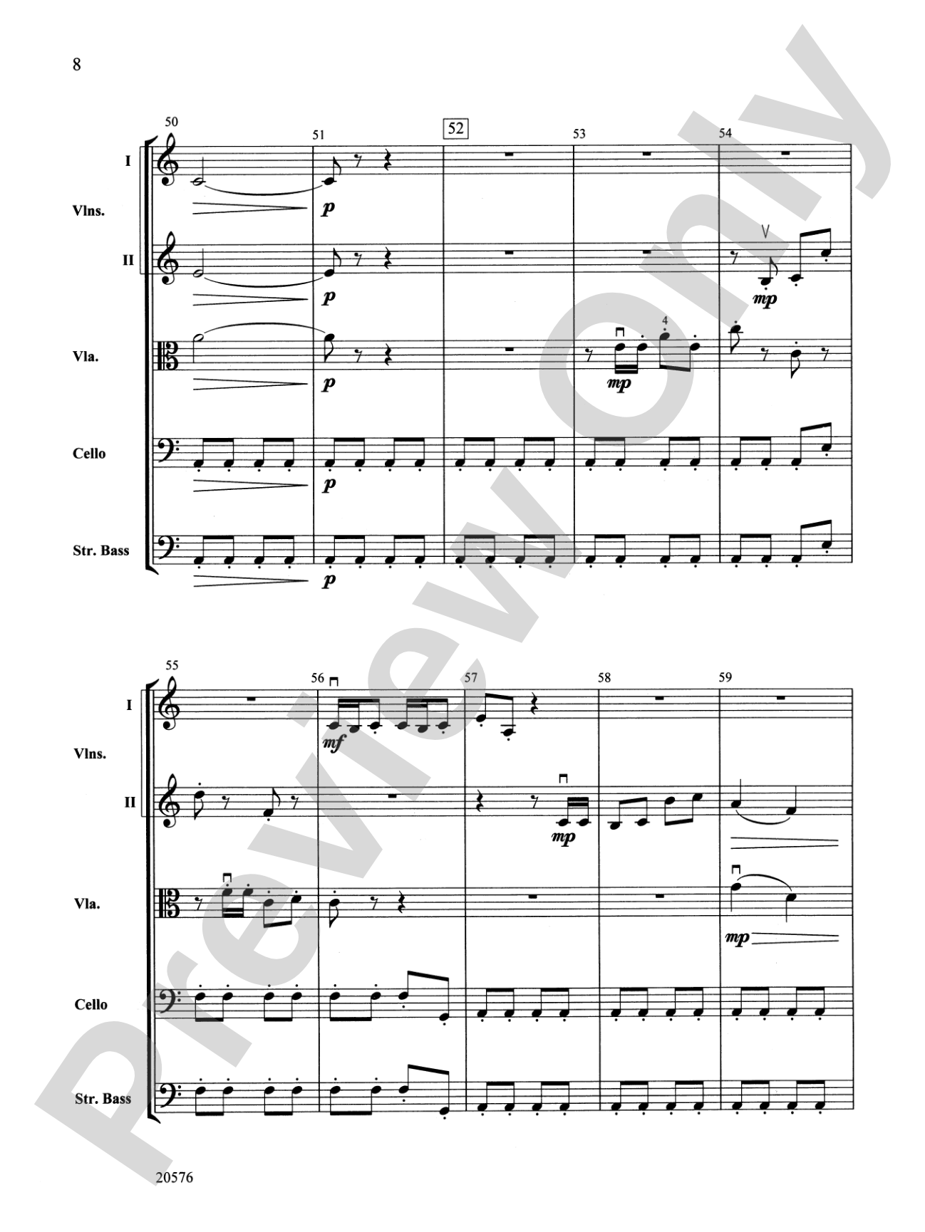 Crusader: String Orchestra Conductor Score & Parts