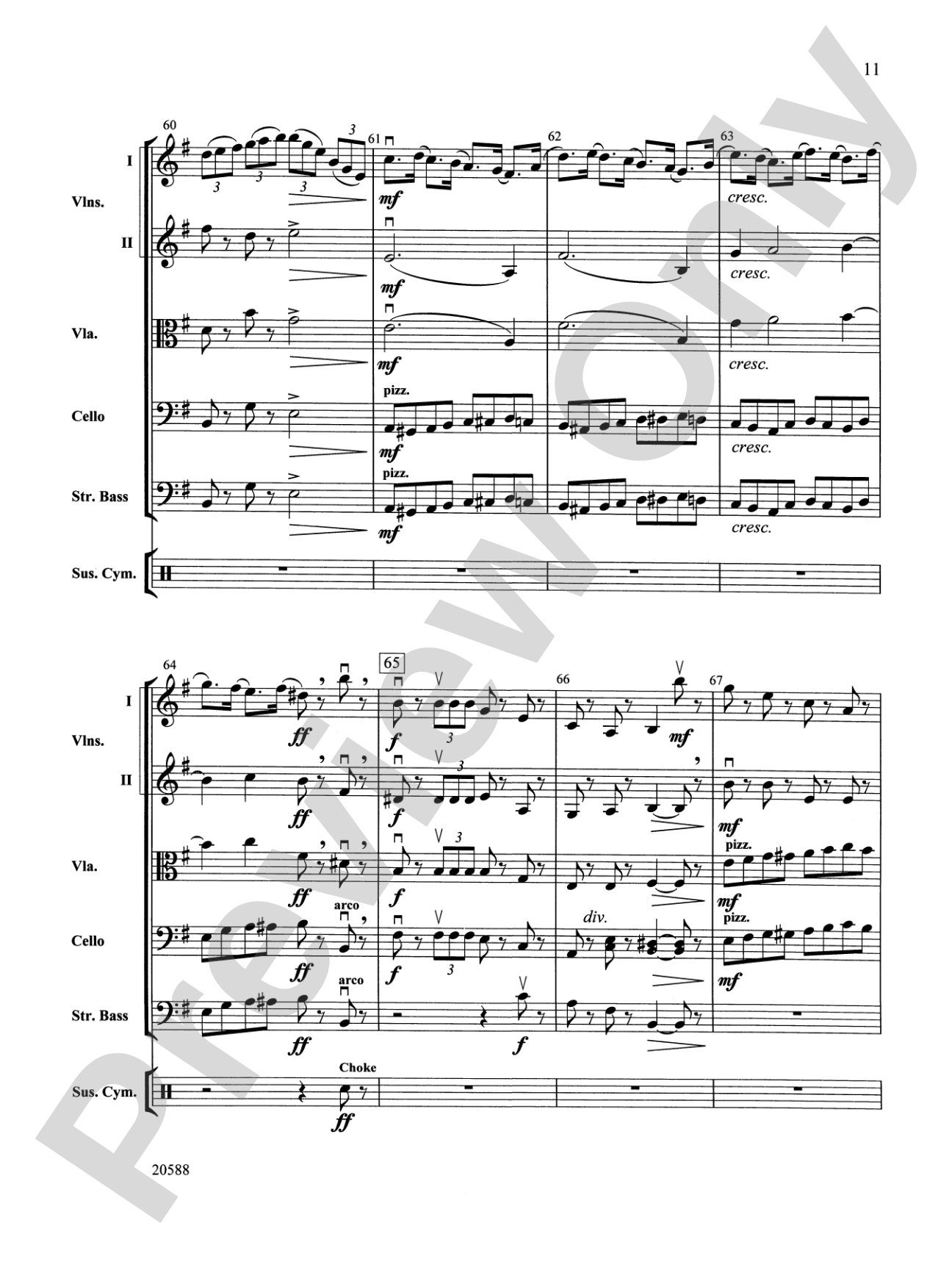 March of the Nutcracker (from The Nutcracker Ballet): Score