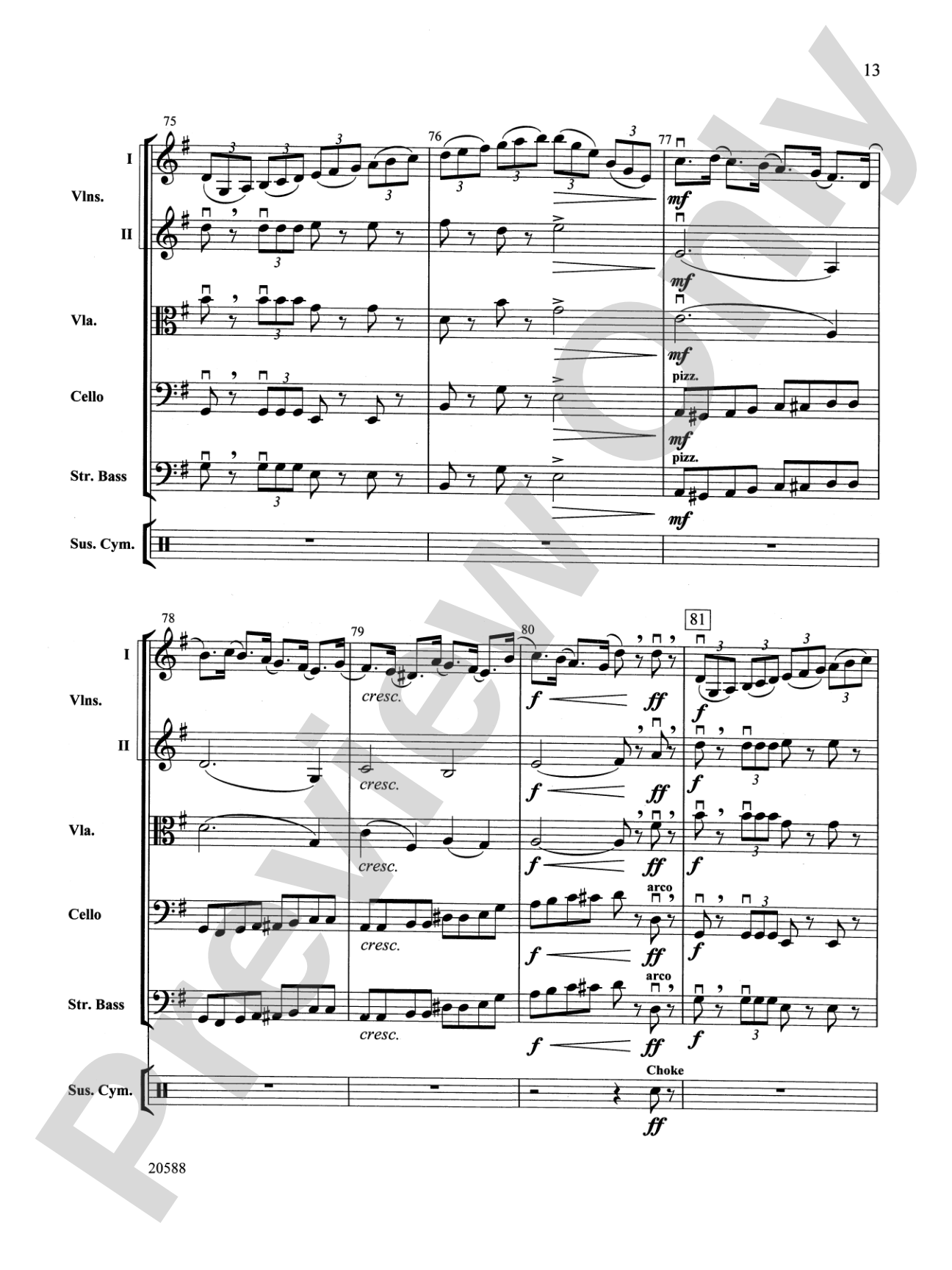 March of the Nutcracker (from The Nutcracker Ballet): Score