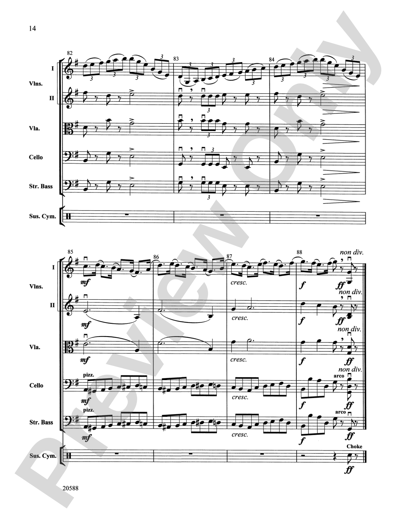 March of the Nutcracker (from The Nutcracker Ballet): Score