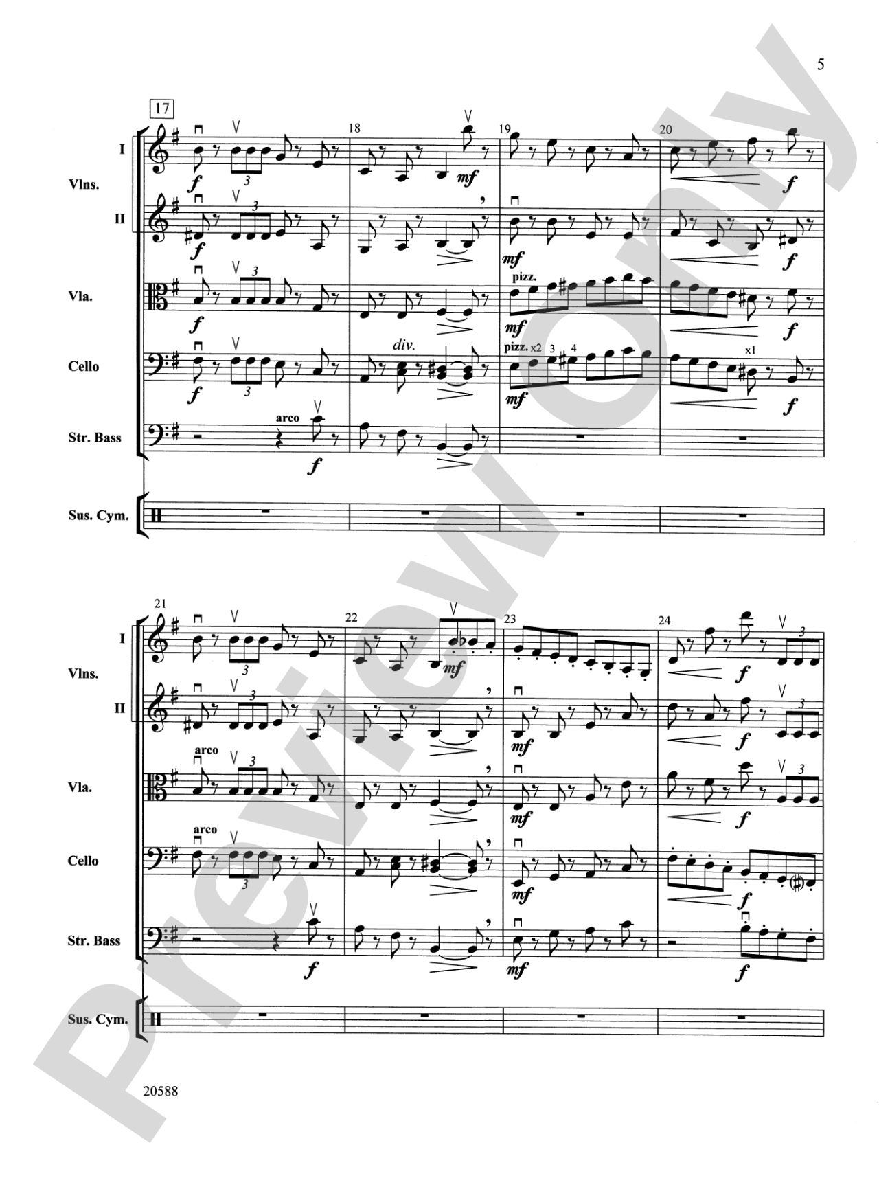 March of the Nutcracker (from The Nutcracker Ballet): Score