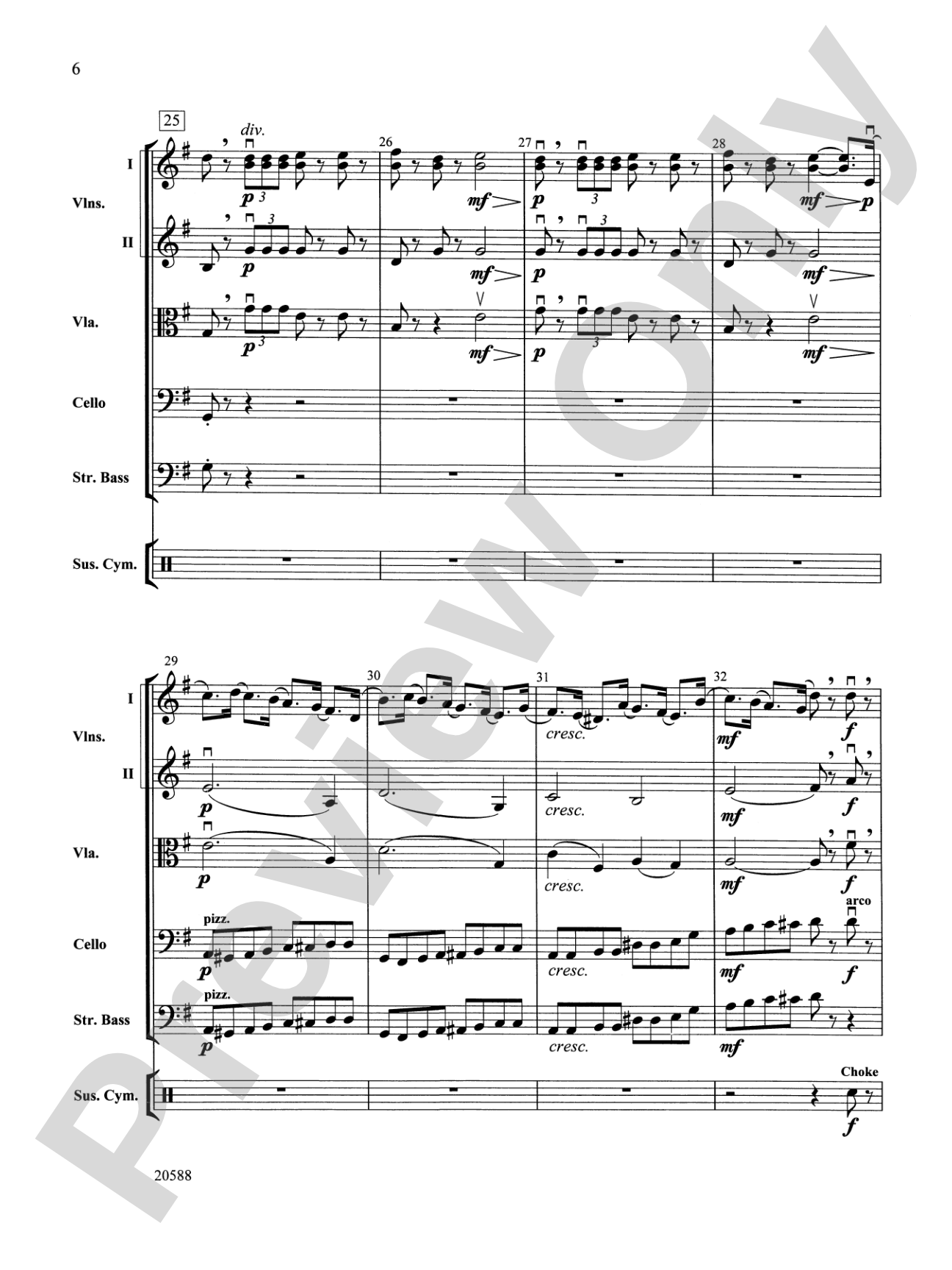 March of the Nutcracker (from The Nutcracker Ballet): Score