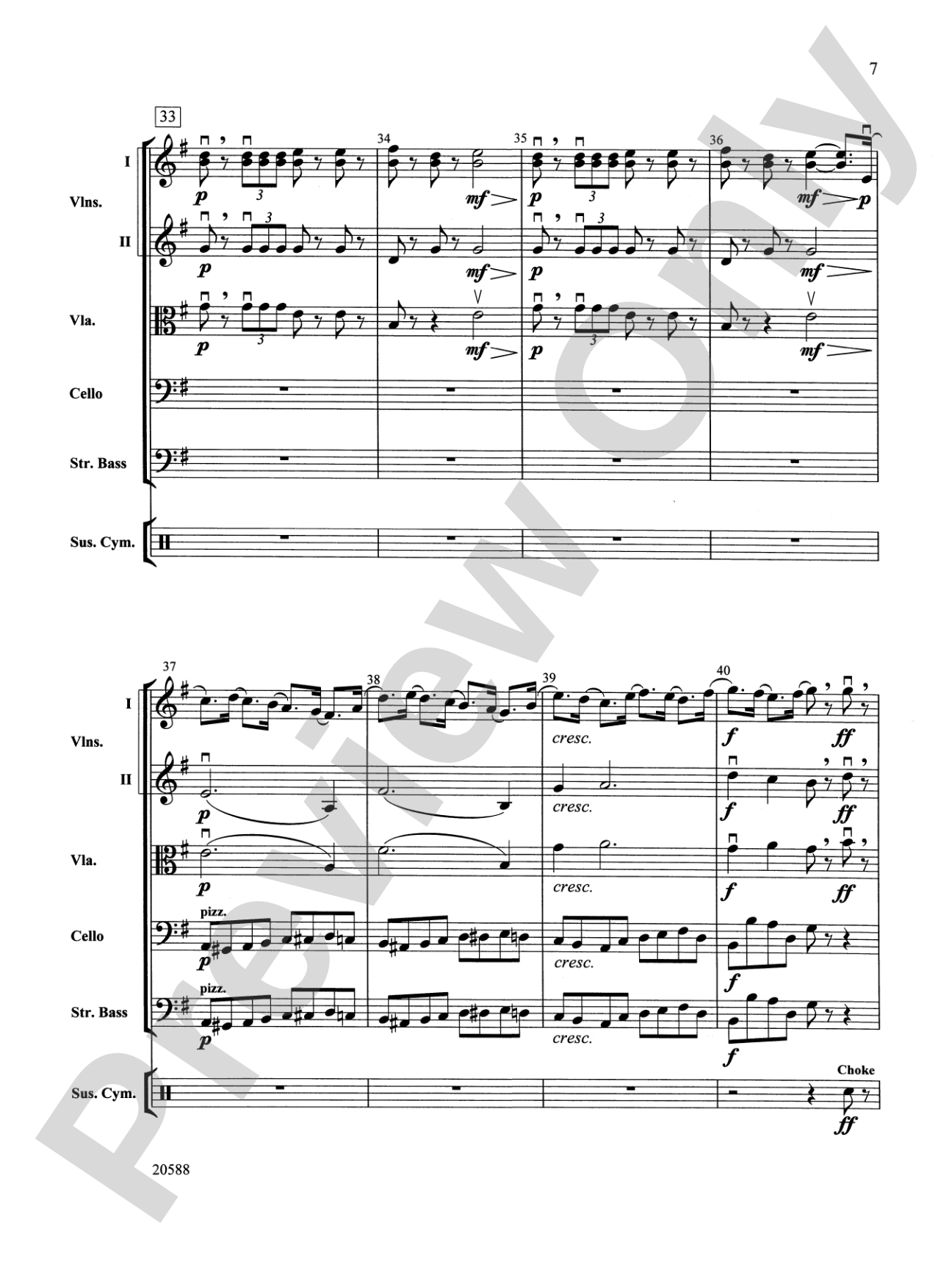 March of the Nutcracker (from The Nutcracker Ballet): Score