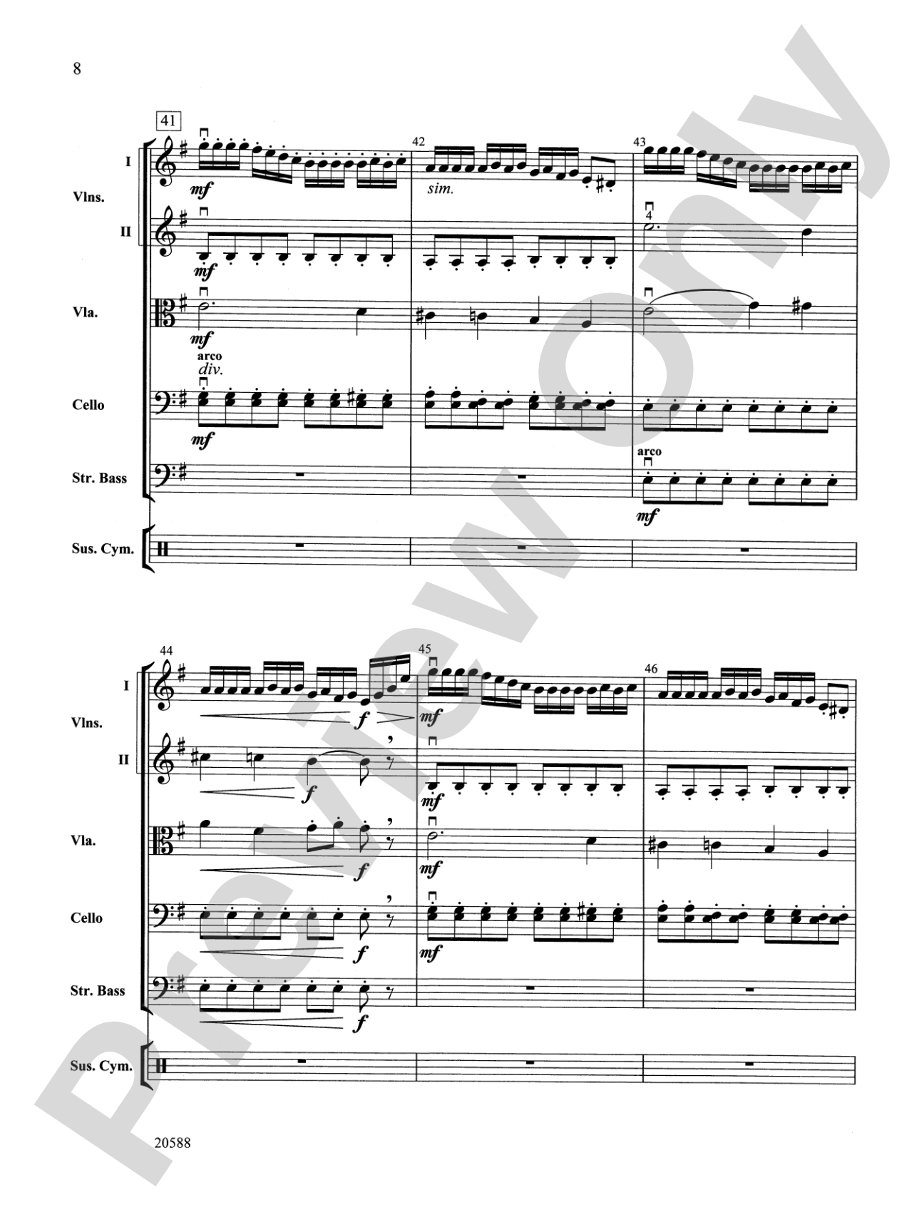 March of the Nutcracker (from The Nutcracker Ballet): Score