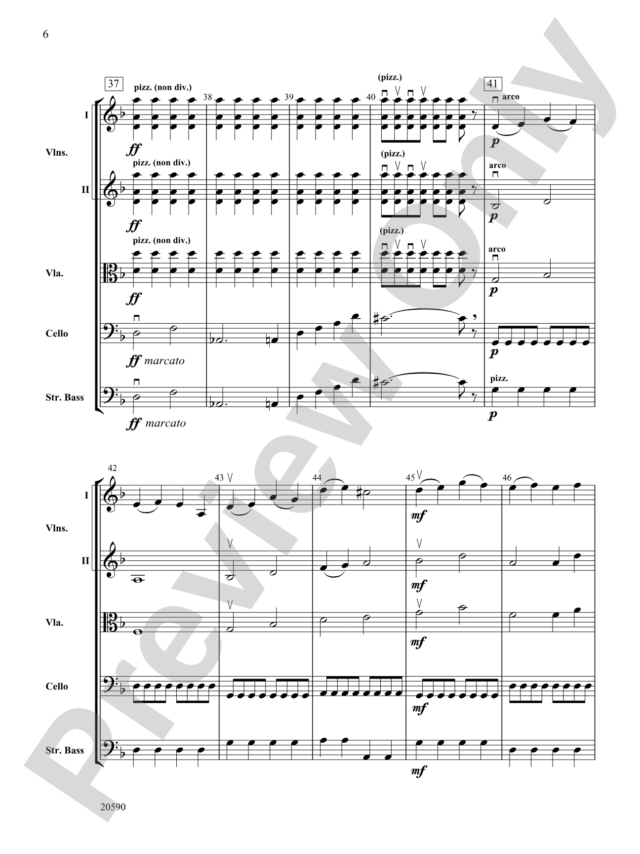 Curse of the Rosin Eating Zombies from Outer Space: String Orchestra Conductor Score & Parts