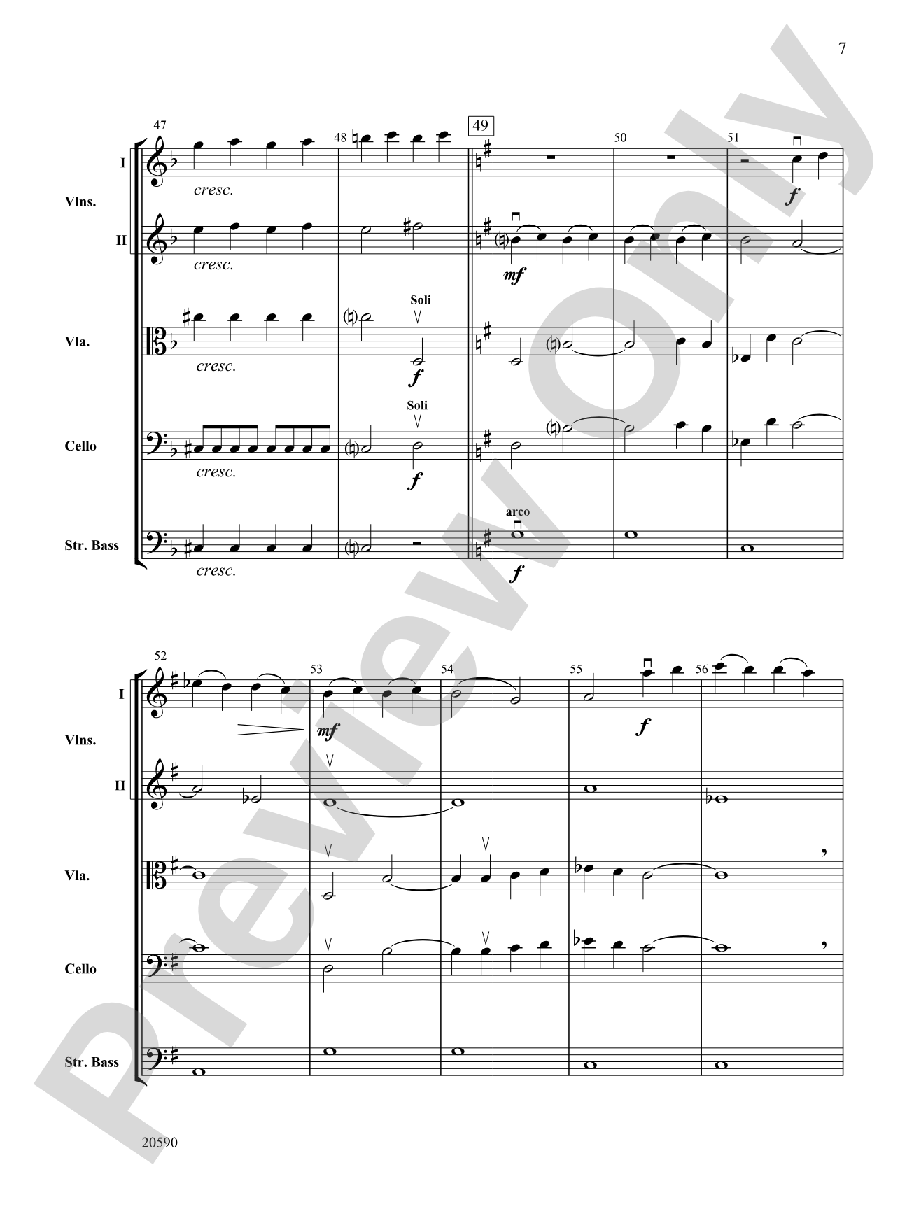 Curse of the Rosin Eating Zombies from Outer Space: String Orchestra Conductor Score & Parts