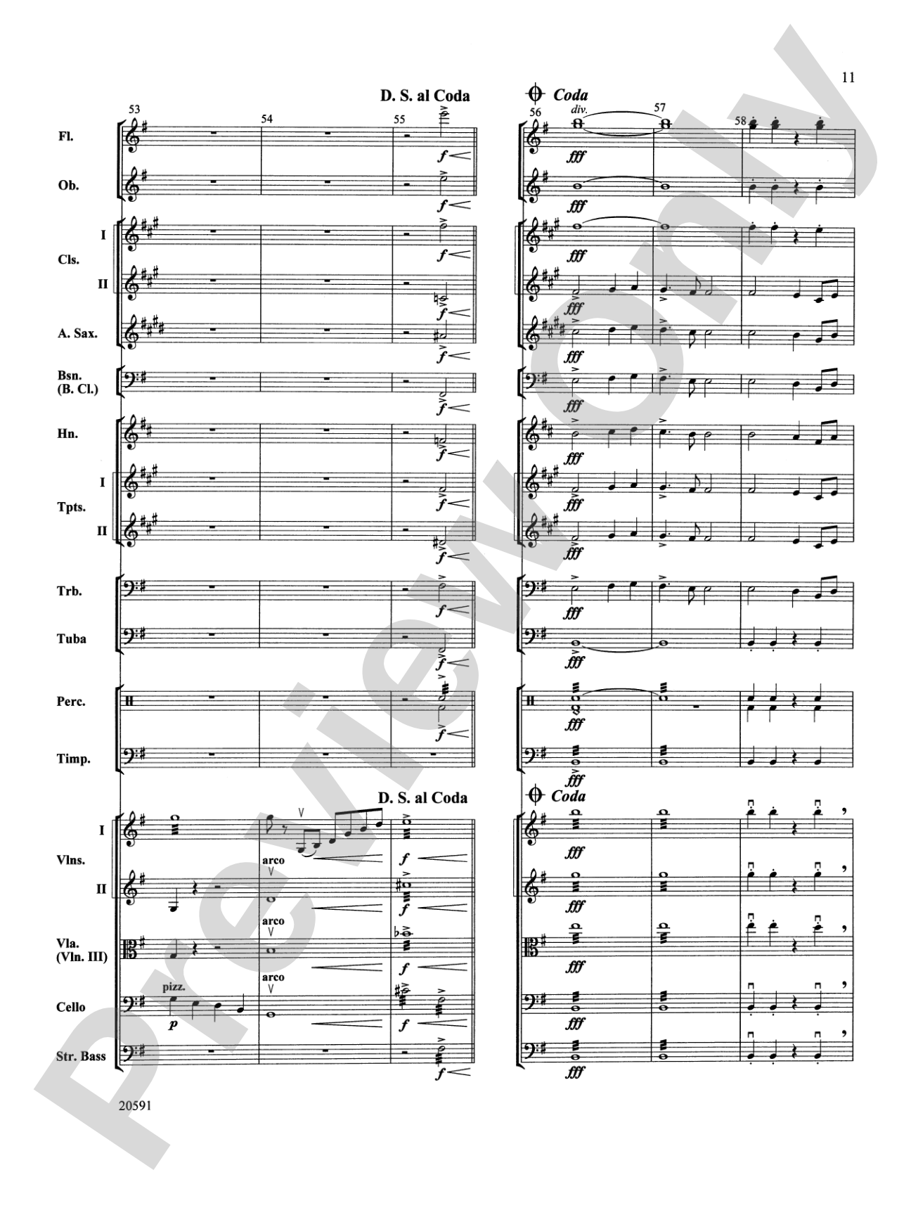 New World Symphony (Fourth Movement): Full Orchestra Conductor Score & Parts