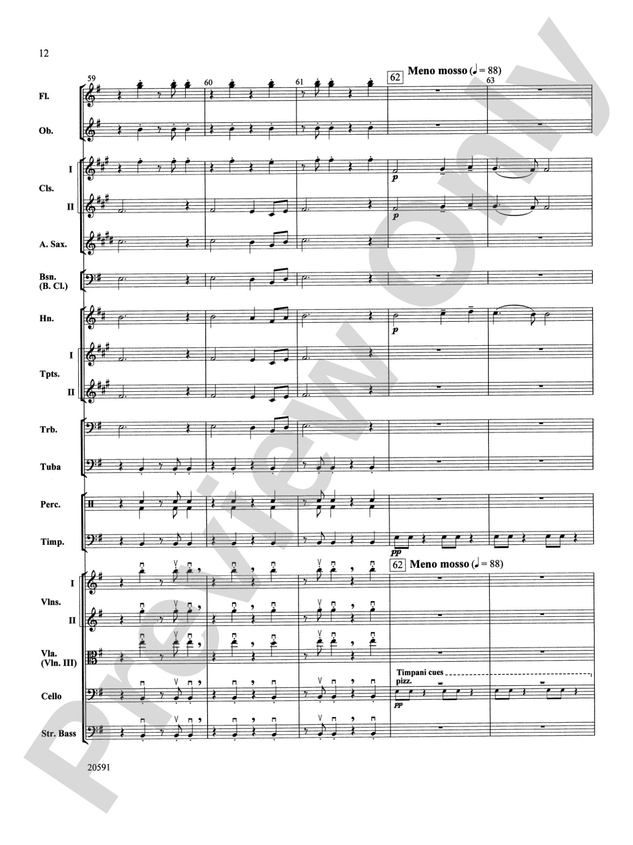 New World Symphony (Fourth Movement): Full Orchestra Conductor Score & Parts