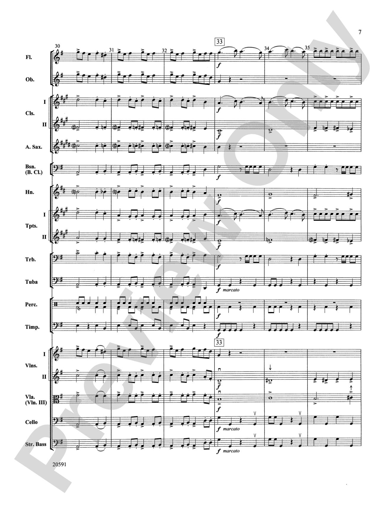 New World Symphony (Fourth Movement): Full Orchestra Conductor Score & Parts
