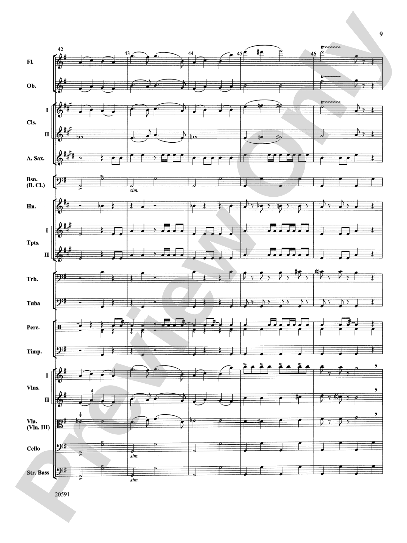 New World Symphony (Fourth Movement): Full Orchestra Conductor Score & Parts