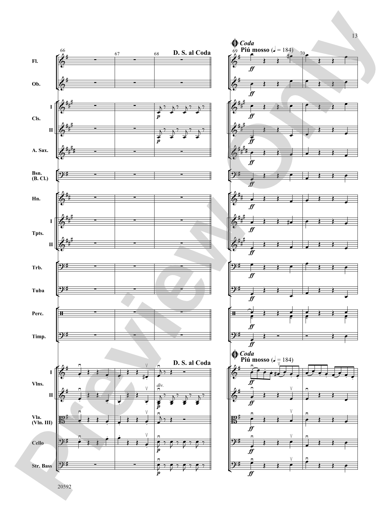 The Barber of Seville (Overture): Full Orchestra Conductor Score & Parts