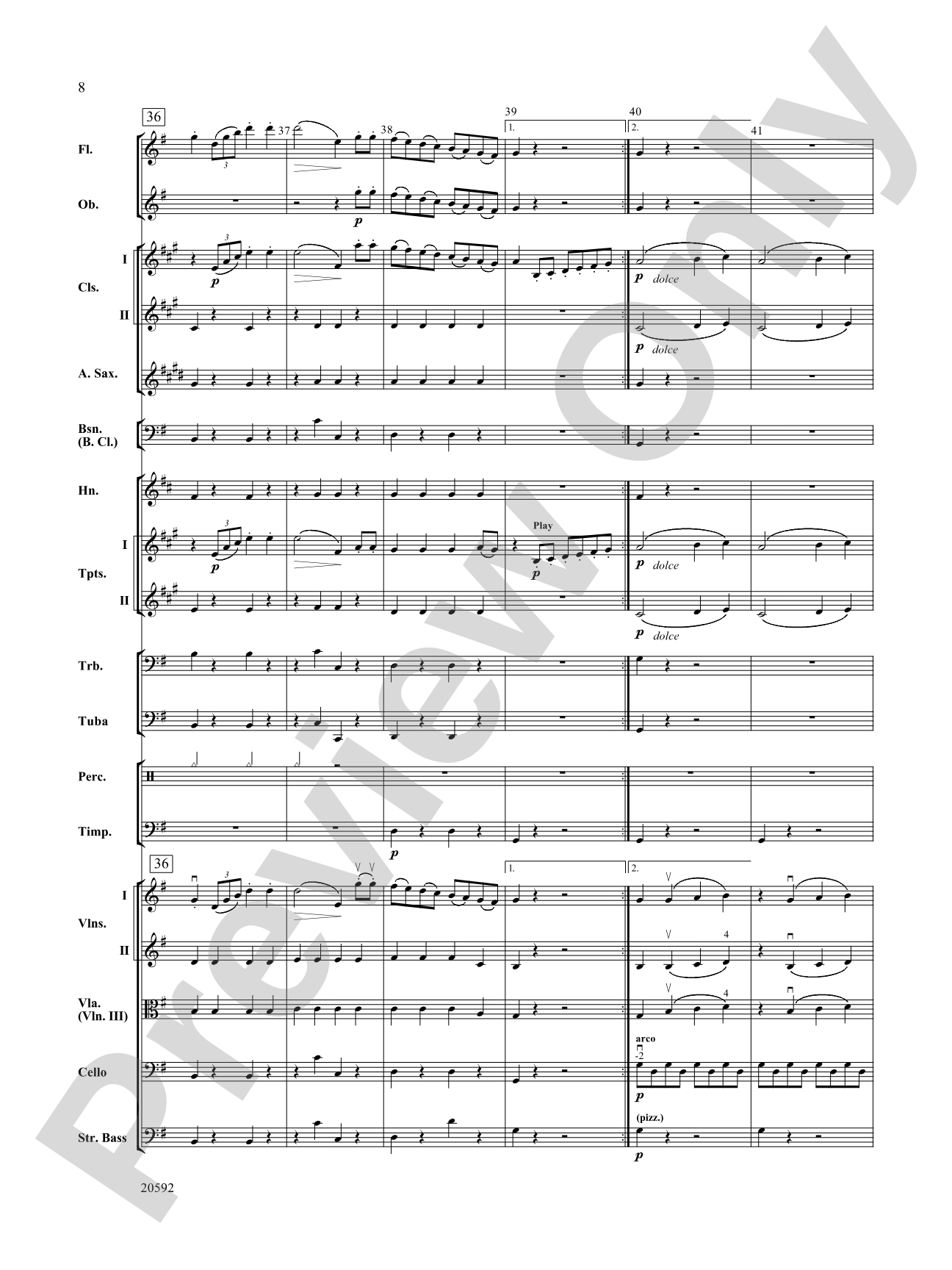 The Barber of Seville (Overture): Full Orchestra Conductor Score & Parts
