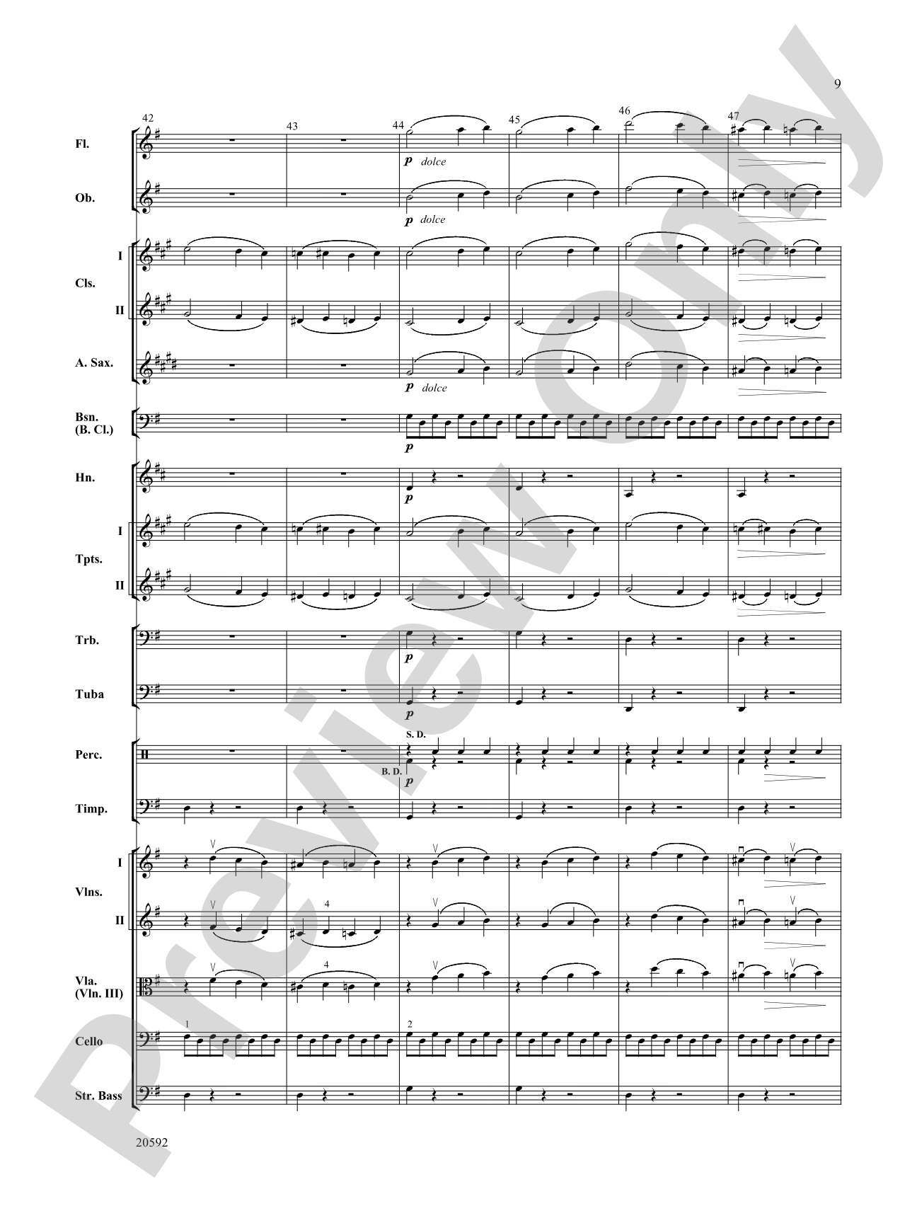 The Barber of Seville (Overture): Full Orchestra Conductor Score & Parts